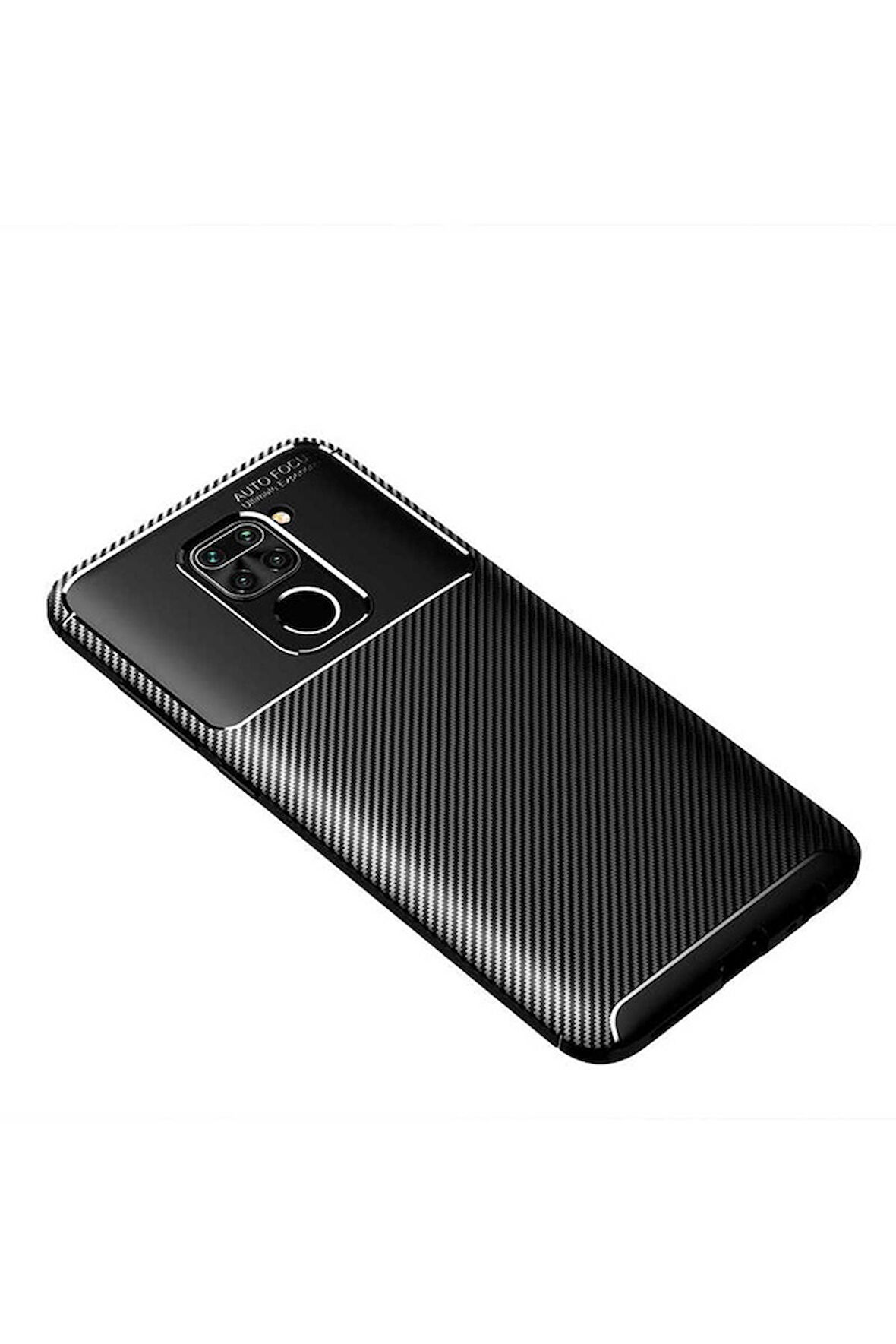 Xiaomi Redmi Note 9 Uyumlu Kılıf Zore Negro Silikon Kapak Siyah