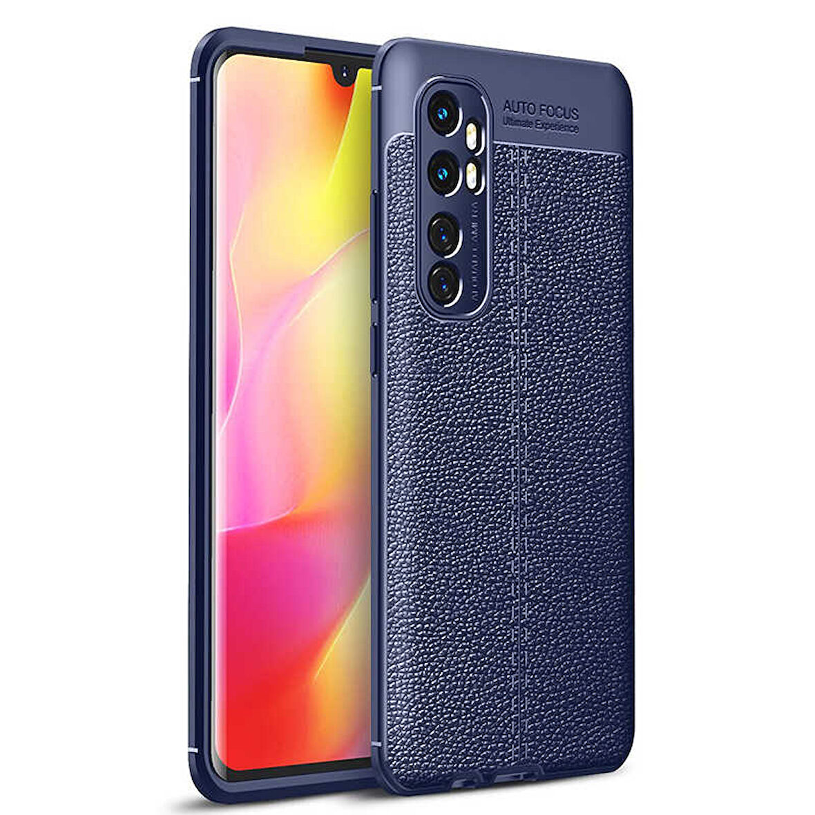 Xiaomi Mi Note 10 Lite Uyumlu Kılıf Zore Niss Silikon Kapak Kırmızı