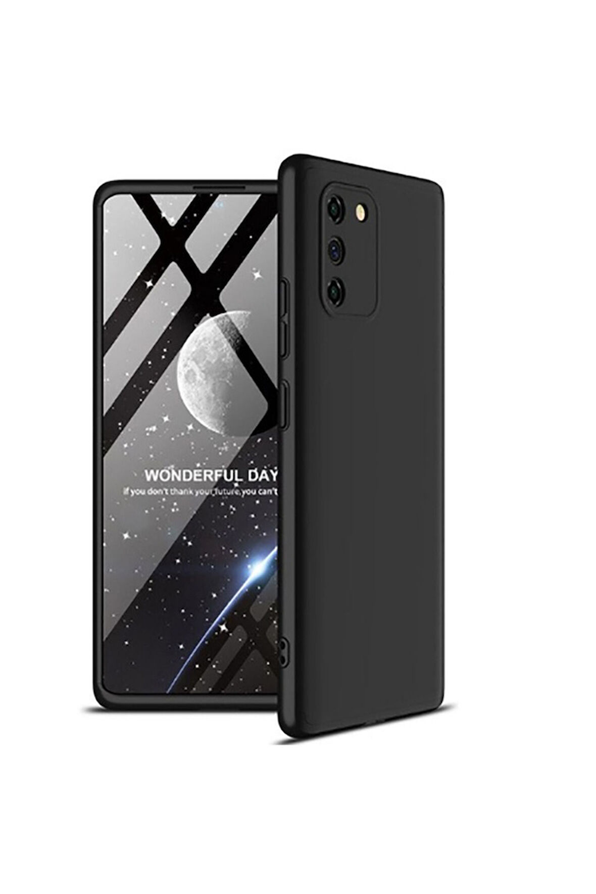 Samsung Galaxy A91 (S10 Lite) Uyumlu Kılıf Zore Ays Kapak Siyah