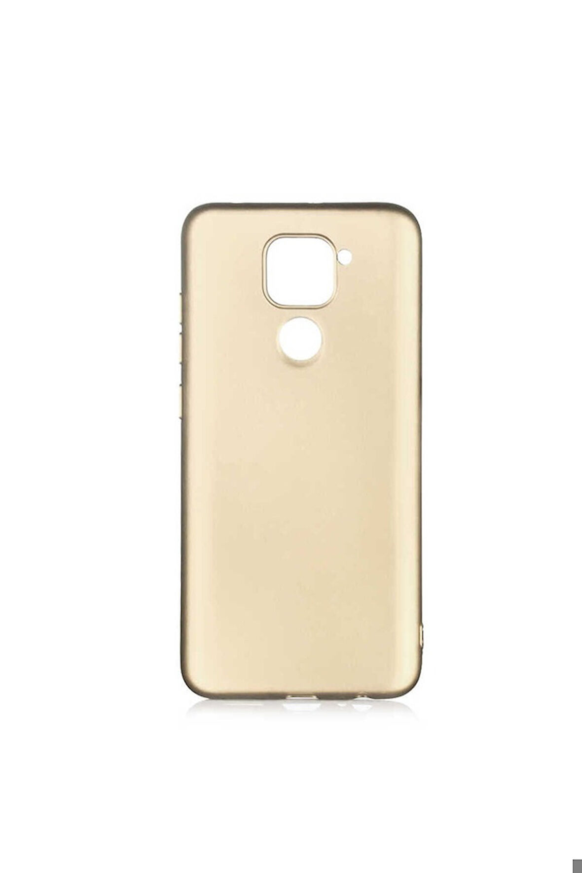 Xiaomi Redmi Note 9 Uyumlu Kılıf Zore Premier Silikon Kapak Gold