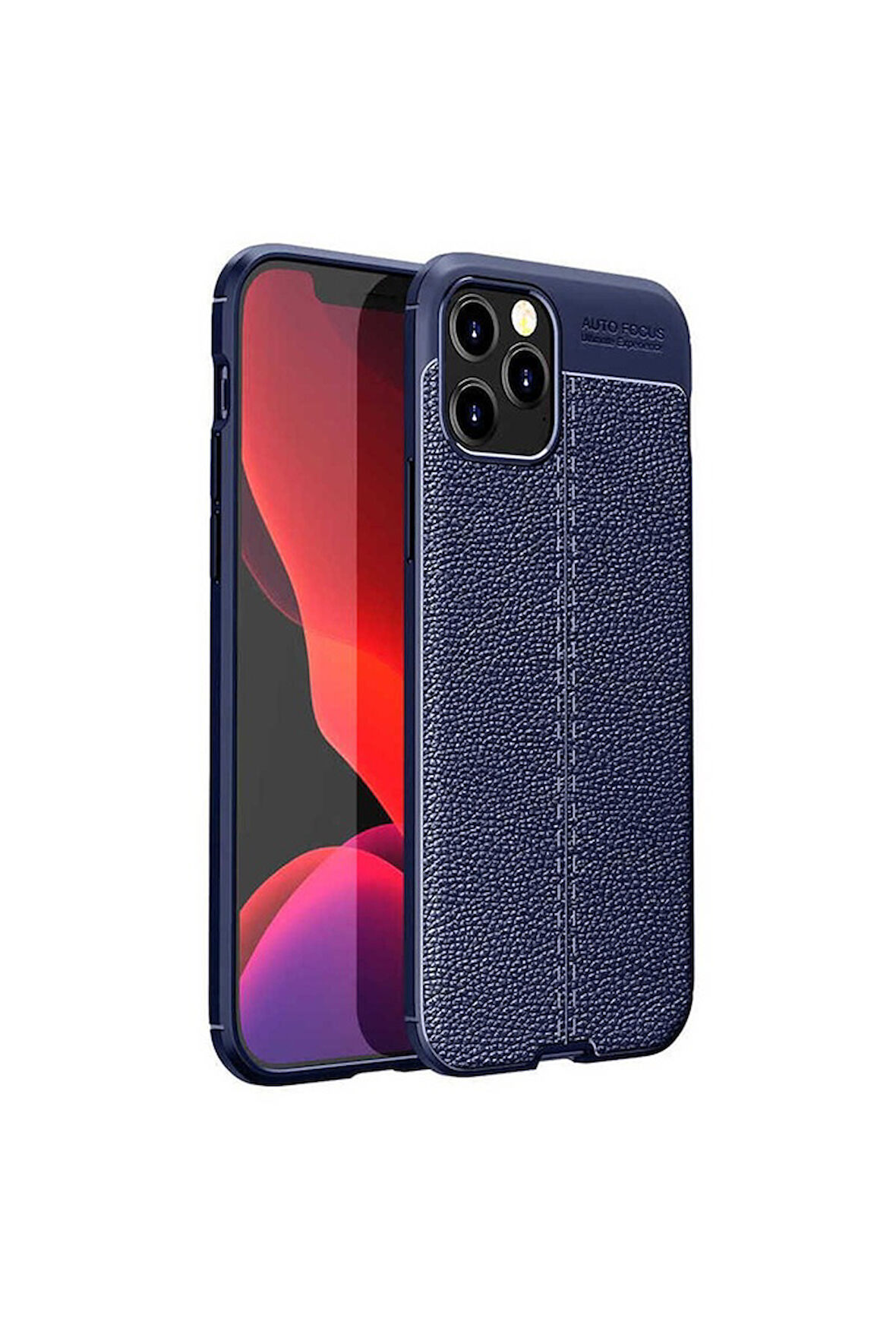 Apple iPhone 12 Pro Max Uyumlu Kılıf Zore Niss Silikon Kapak Lacivert