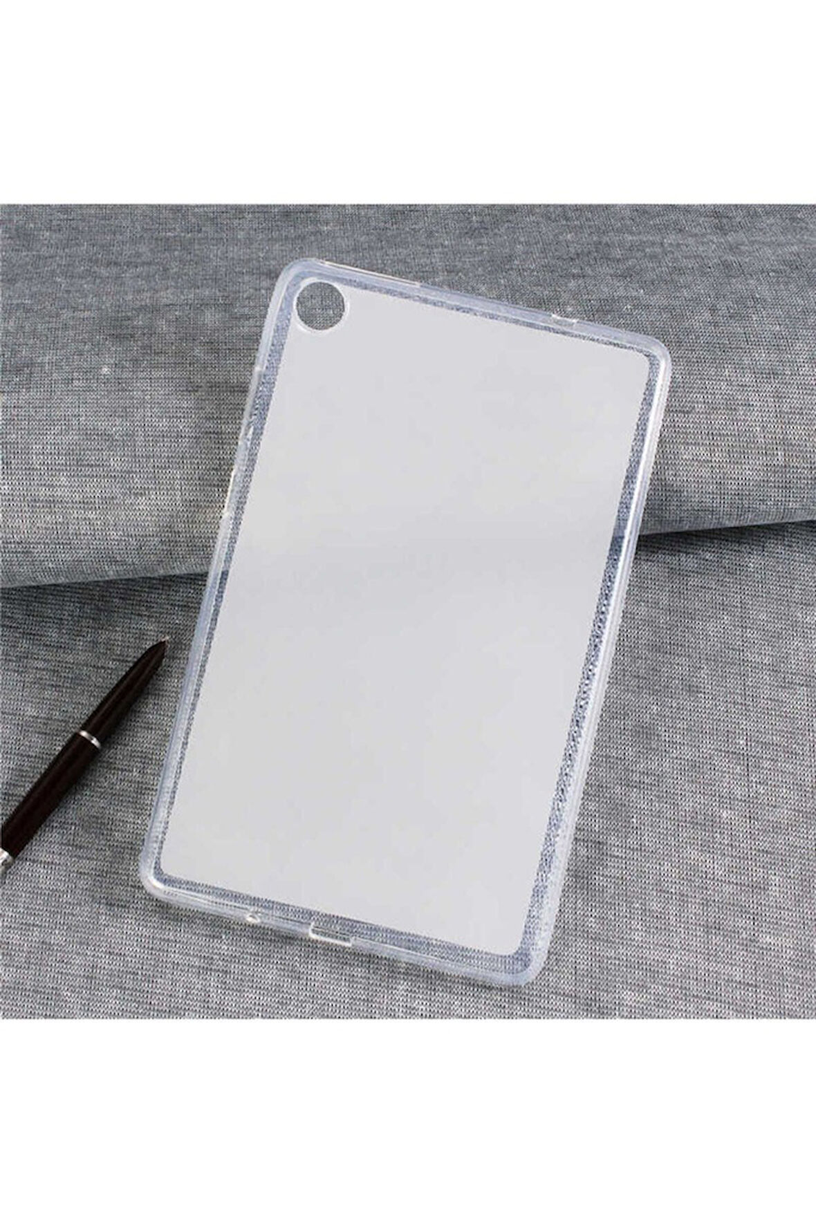 Huawei MatePad T8 Uyumlu Kılıf Zore Tablet Süper Silikon Kapak Renksiz