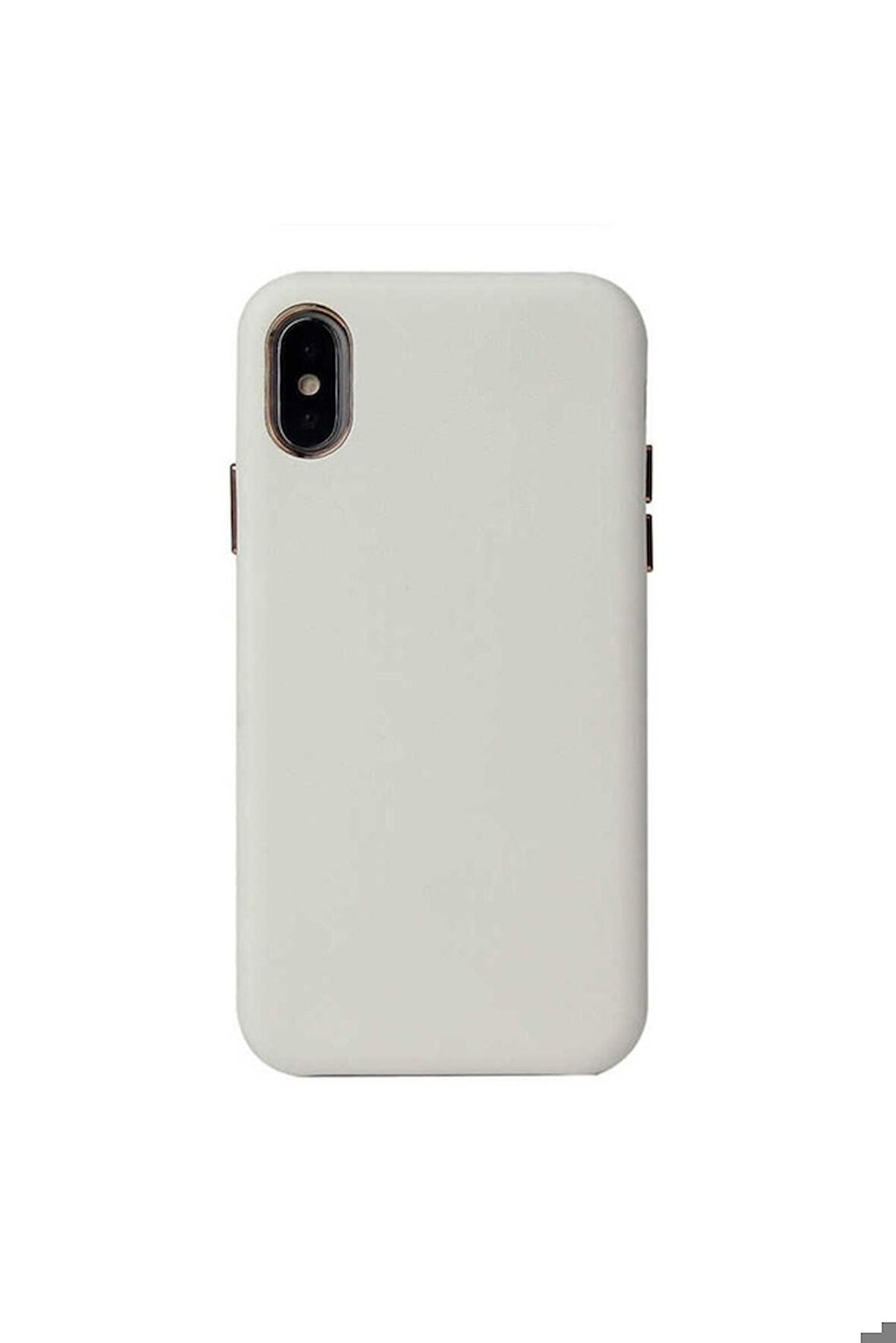 Apple iPhone X Uyumlu Kılıf Zore Eyzi Kapak Beyaz