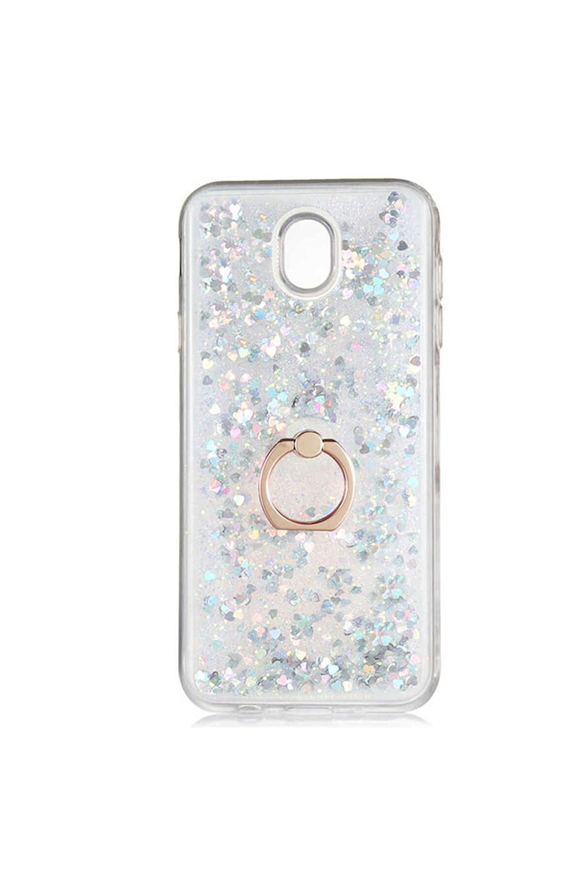 Samsung Galaxy J7 Pro Uyumlu Kılıf Zore Milce Kapak Gümüş