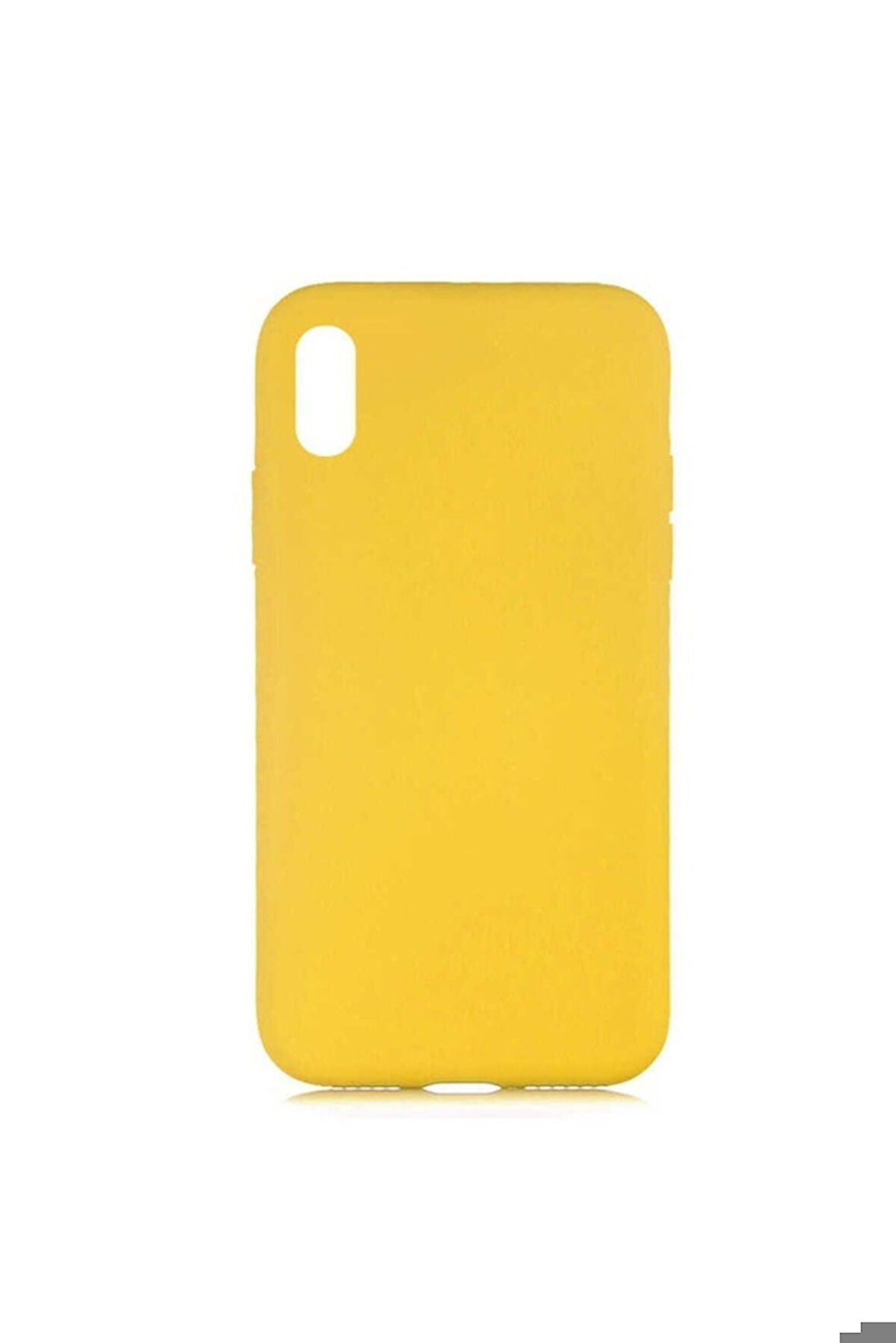 Apple iPhone XR Uyumlu Kılıf Zore LSR Lansman Kapak Sarı