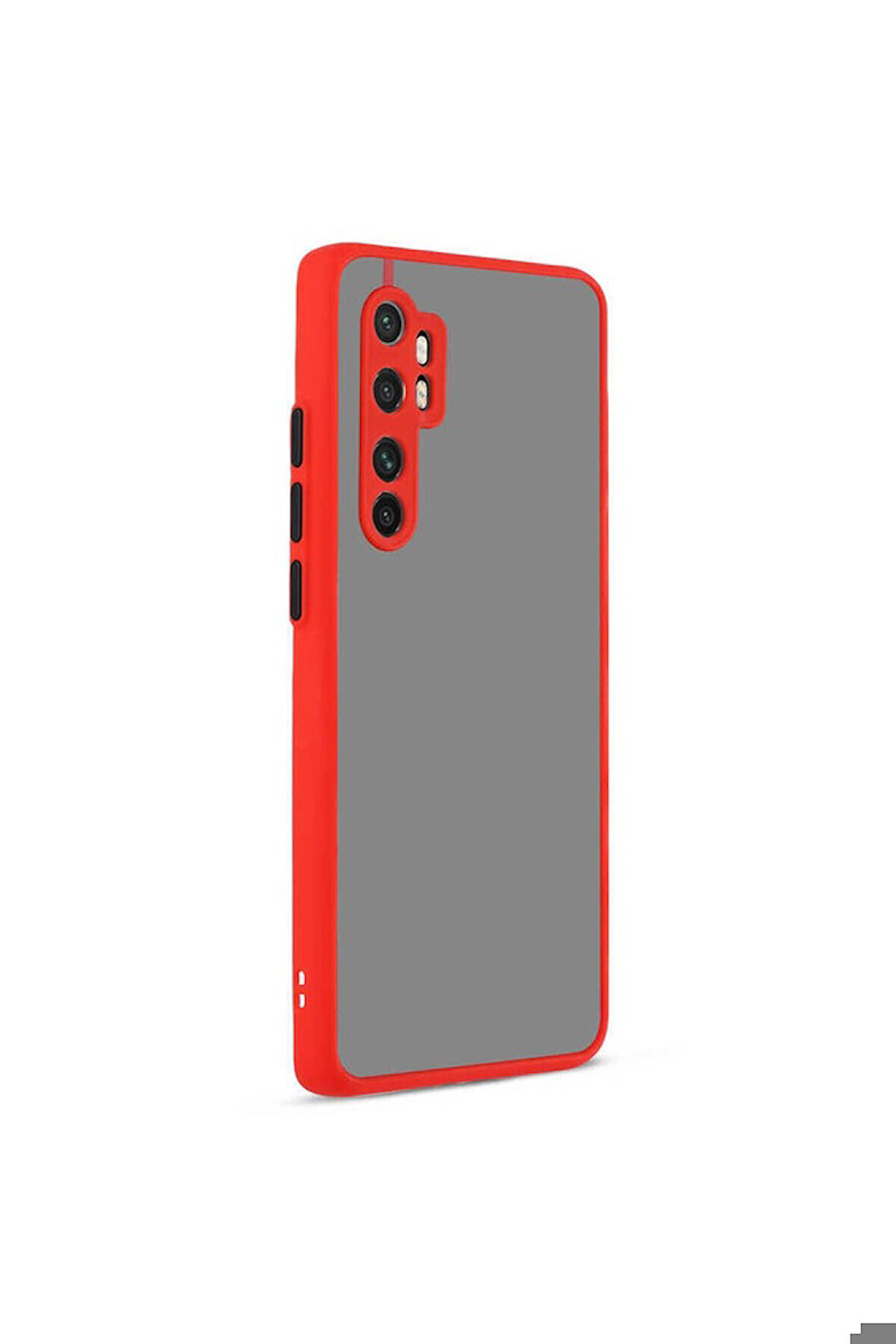 Xiaomi Mi Note 10 Lite Uyumlu Kılıf Zore Hux Kapak Kırmızı