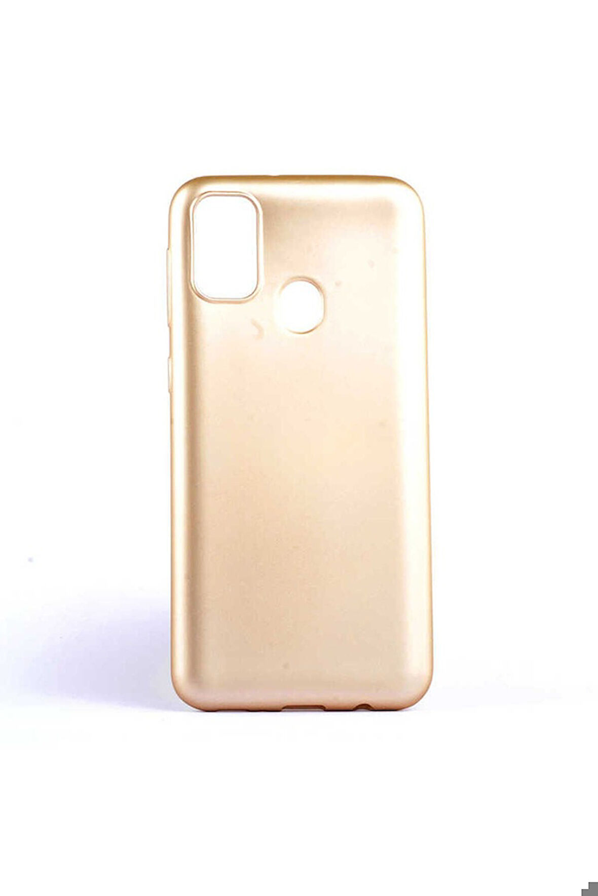 Samsung Galaxy M21 Uyumlu Kılıf Zore Premier Silikon Kapak Gold