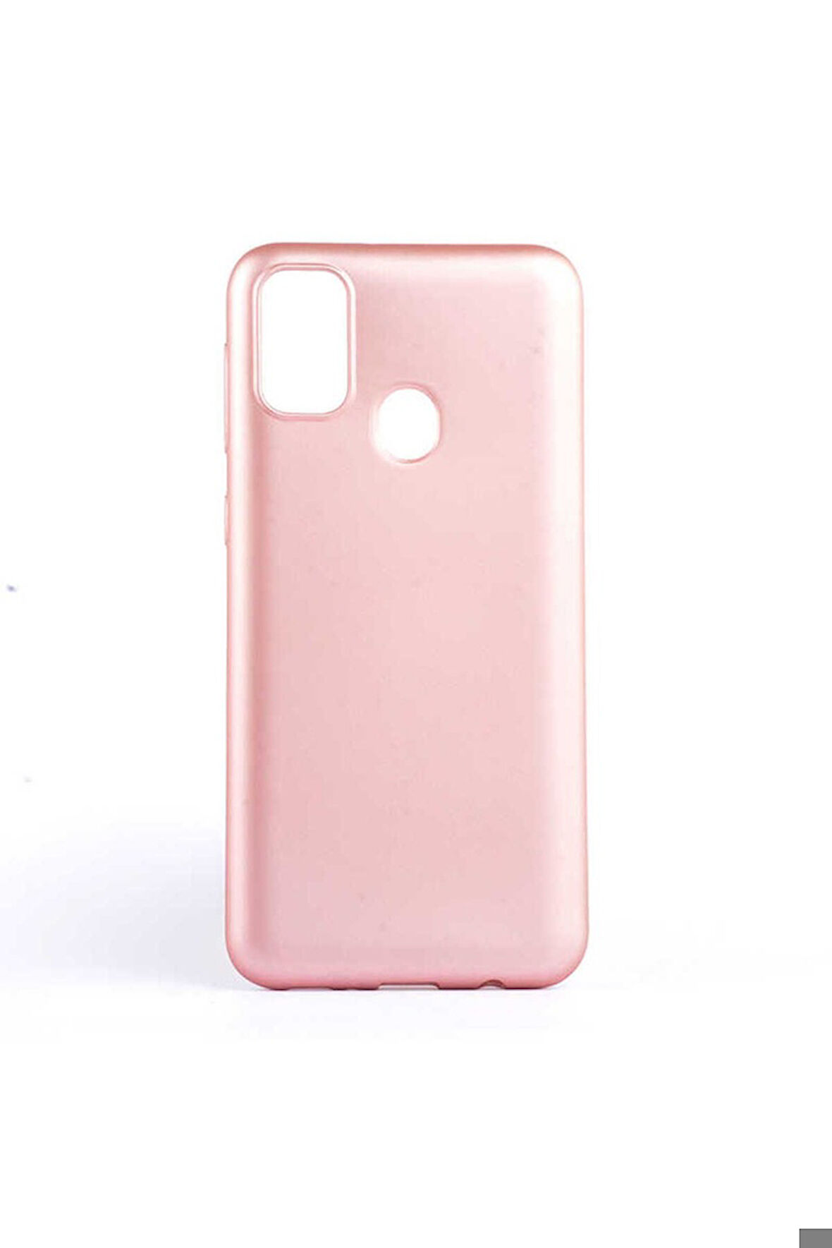 Samsung Galaxy M21 Uyumlu Kılıf Zore Premier Silikon Kapak Rose Gold