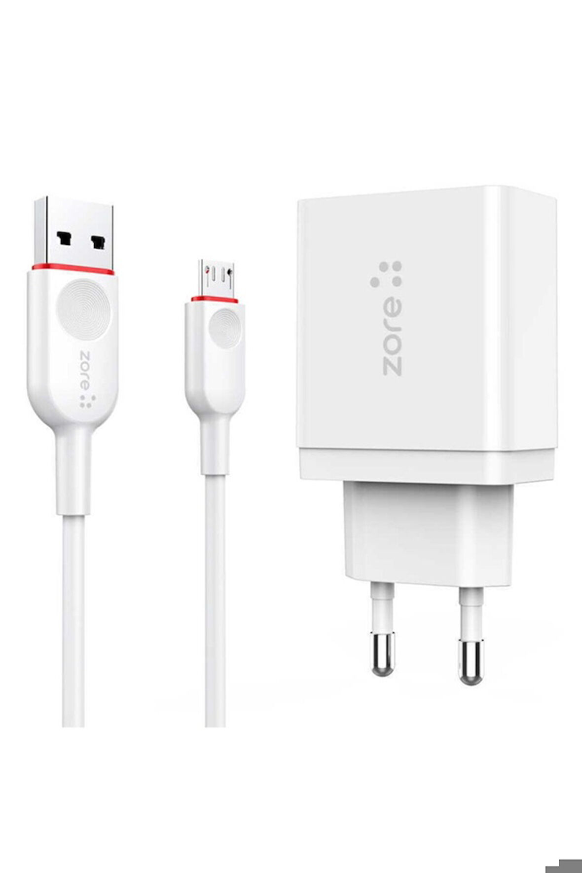 Zore XMac Serisi ZR-X2 Micro 2 in 1 Şarj Seti