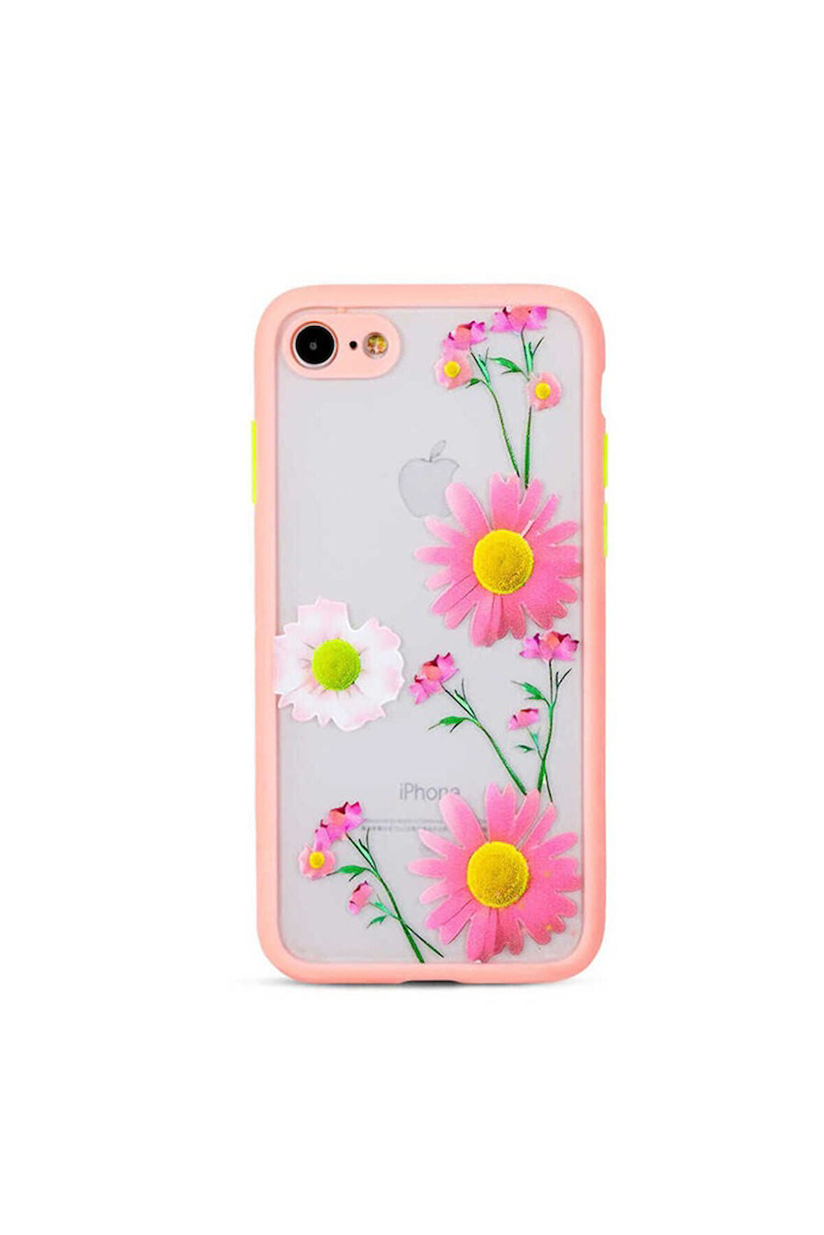 Apple iPhone 7 Uyumlu Kılıf Zore Fily Kapak Pembe