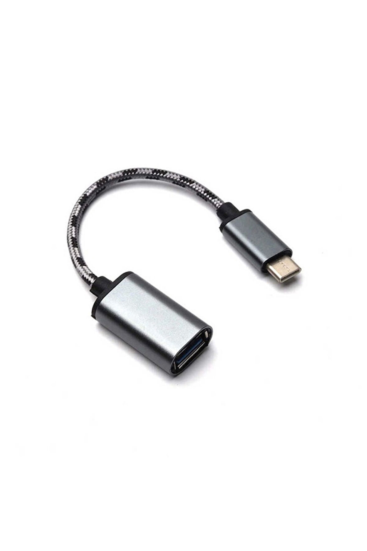 Zore Kablolu Metal Type-C Otg
