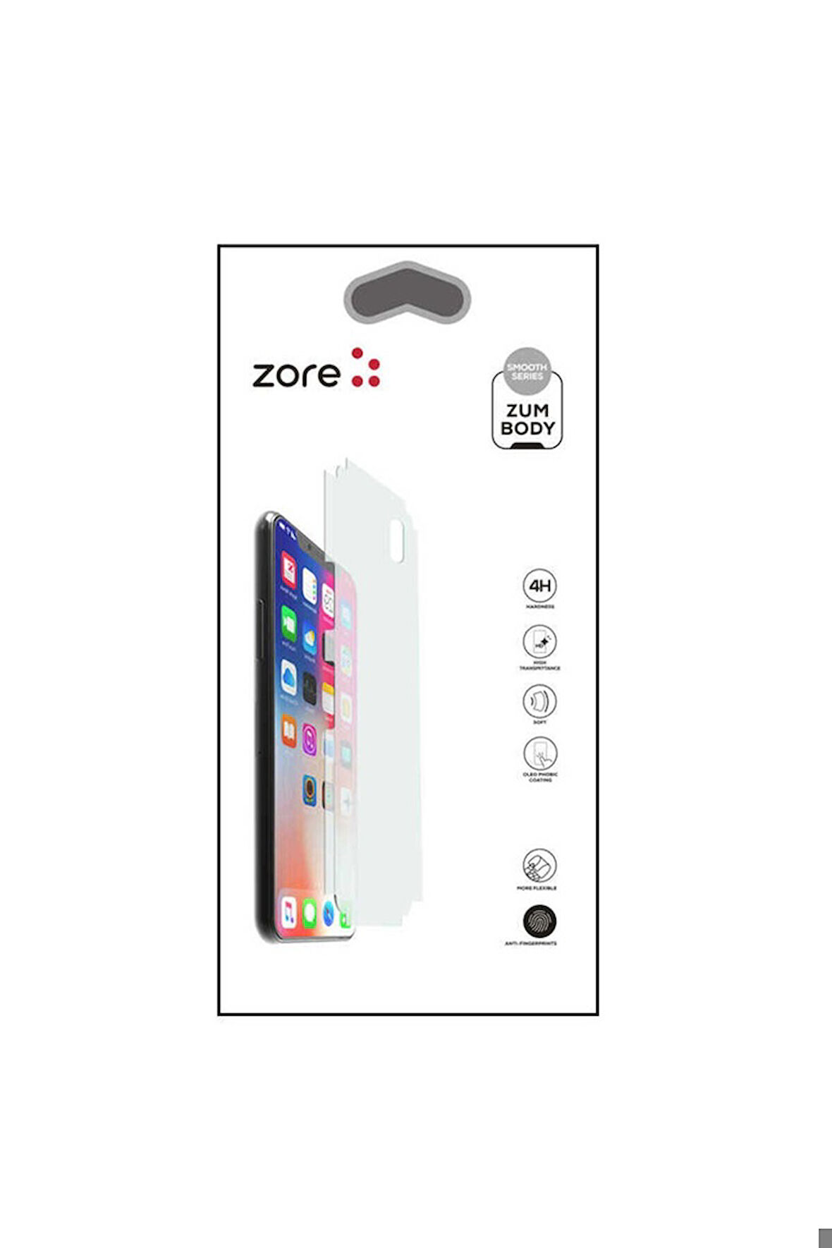 Apple iPhone 12 Pro Uyumlu Zore Mat Zum Body Arka Koruyucu