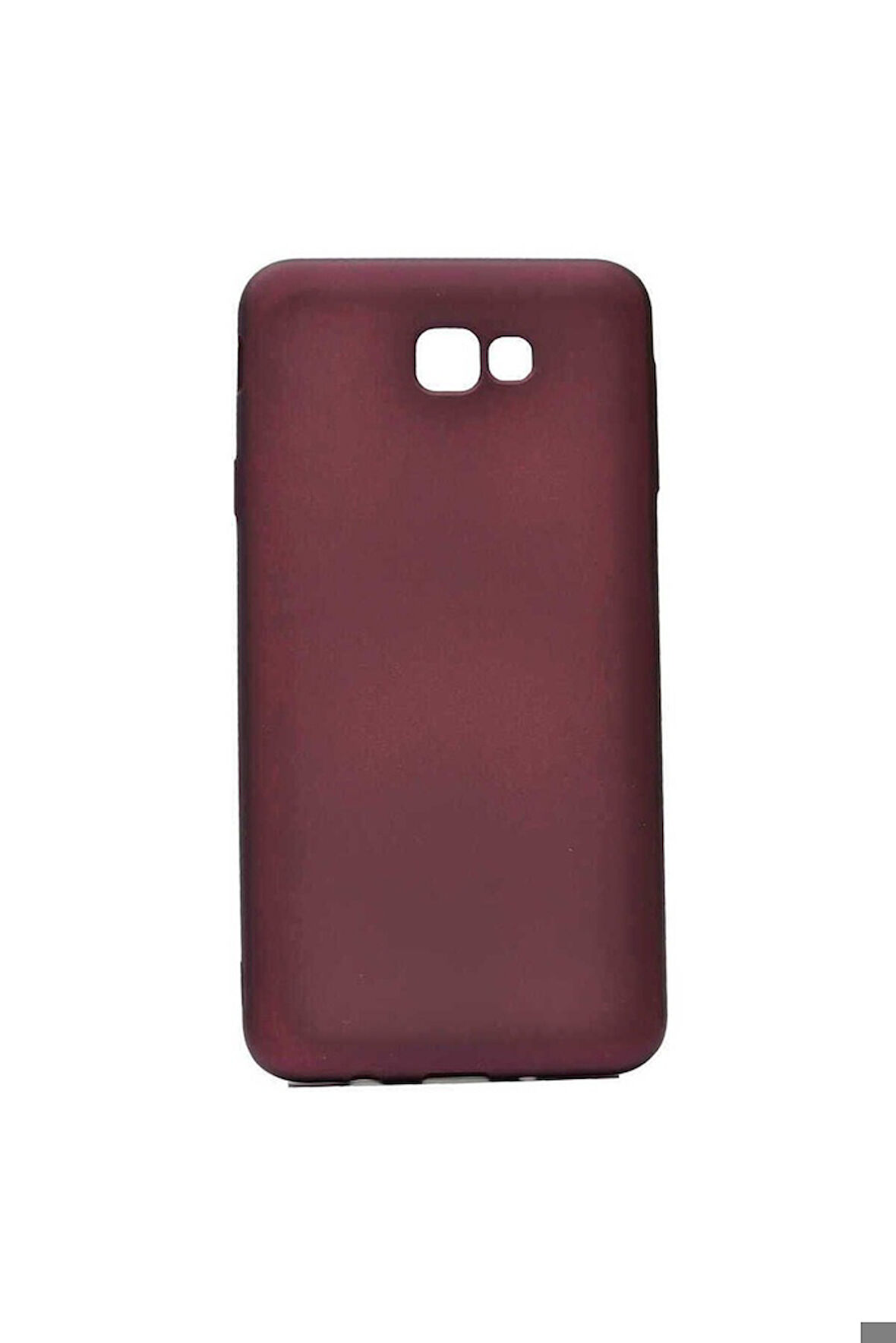 Samsung Galaxy J7 Prime Uyumlu Kılıf Zore Premier Silikon Kapak Mürdüm
