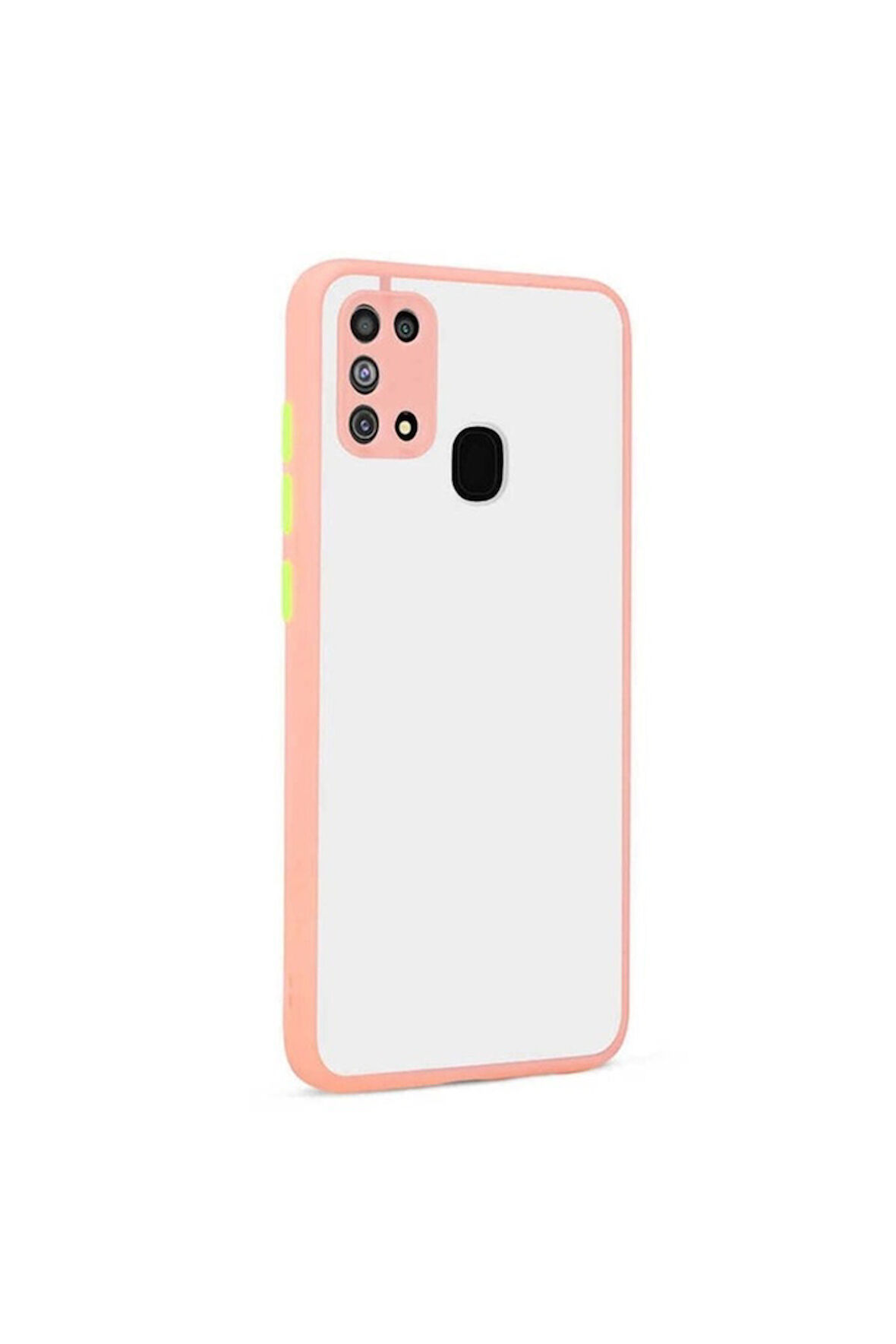 Samsung Galaxy M31 Uyumlu Kılıf Zore Hux Kapak Pembe
