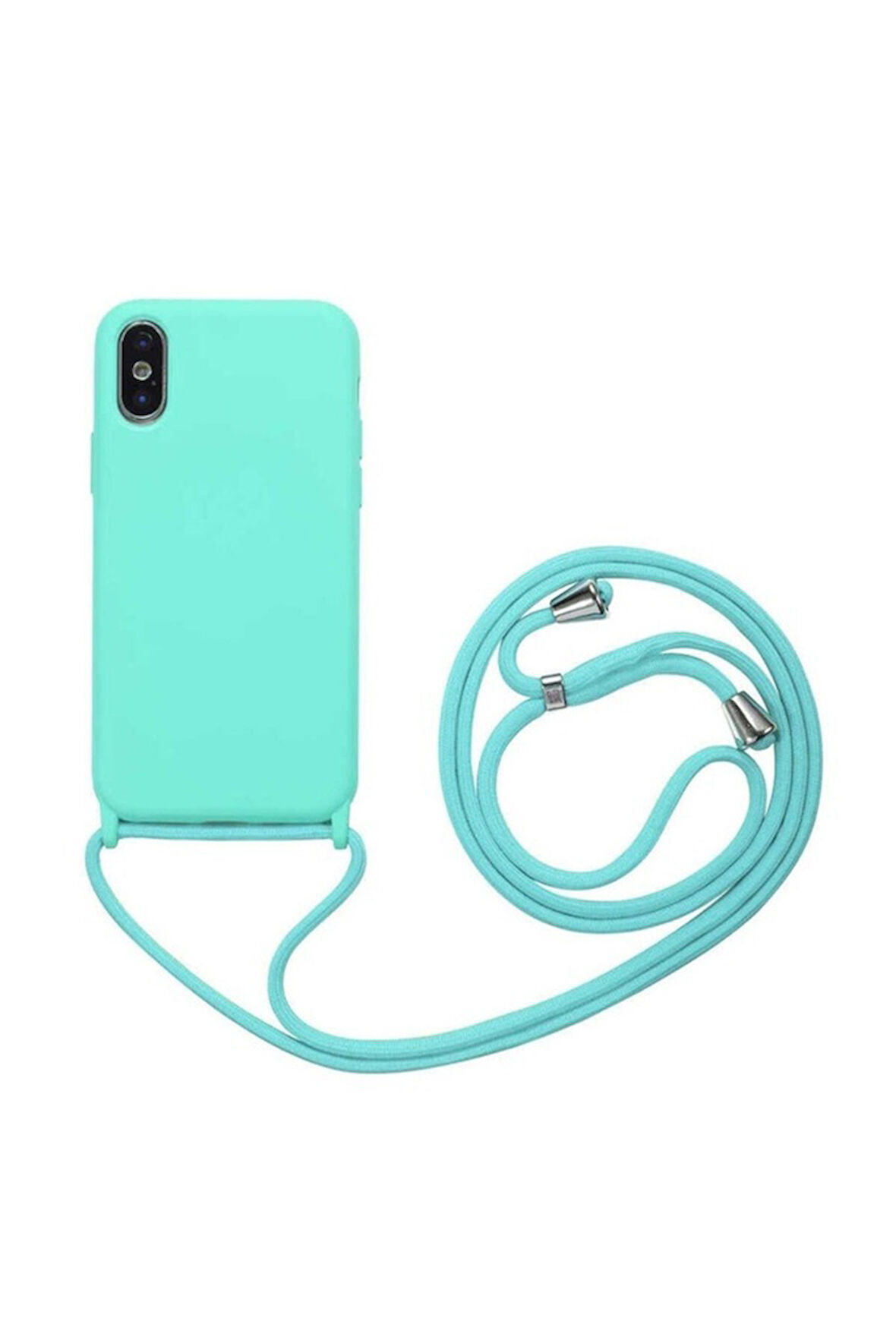 Apple iPhone XS Uyumlu Kılıf Zore Ropi Kapak Turkuaz