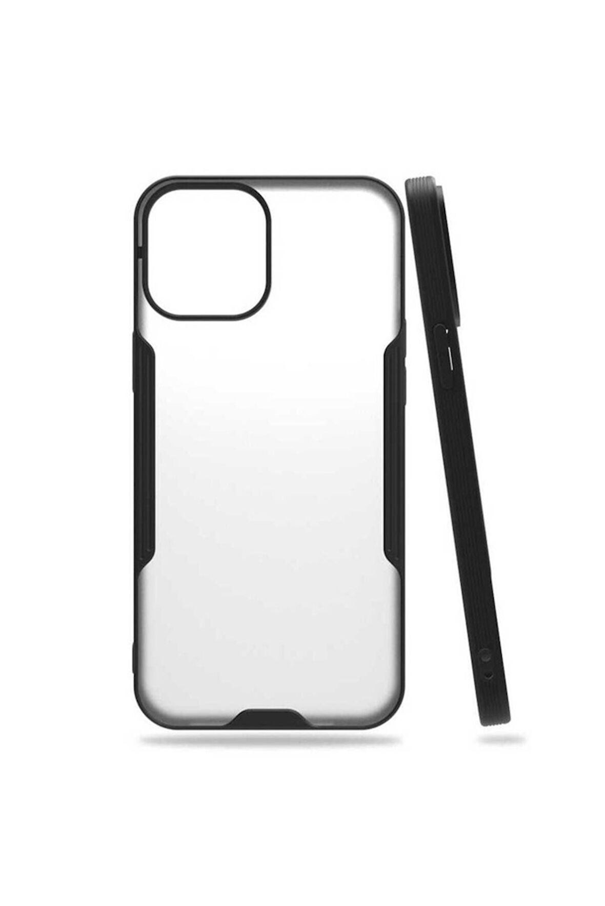 Apple iPhone 12 Mini Uyumlu Kılıf Zore Parfe Kapak Siyah