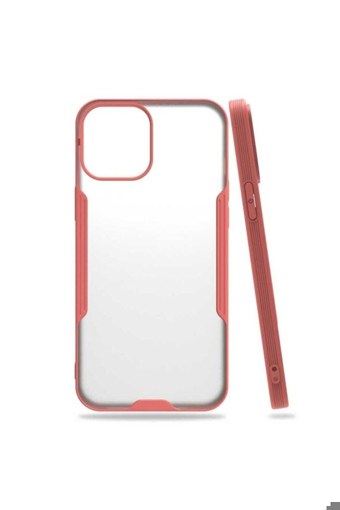 Apple iPhone 12 Uyumlu Kılıf Zore Parfe Kapak Pembe