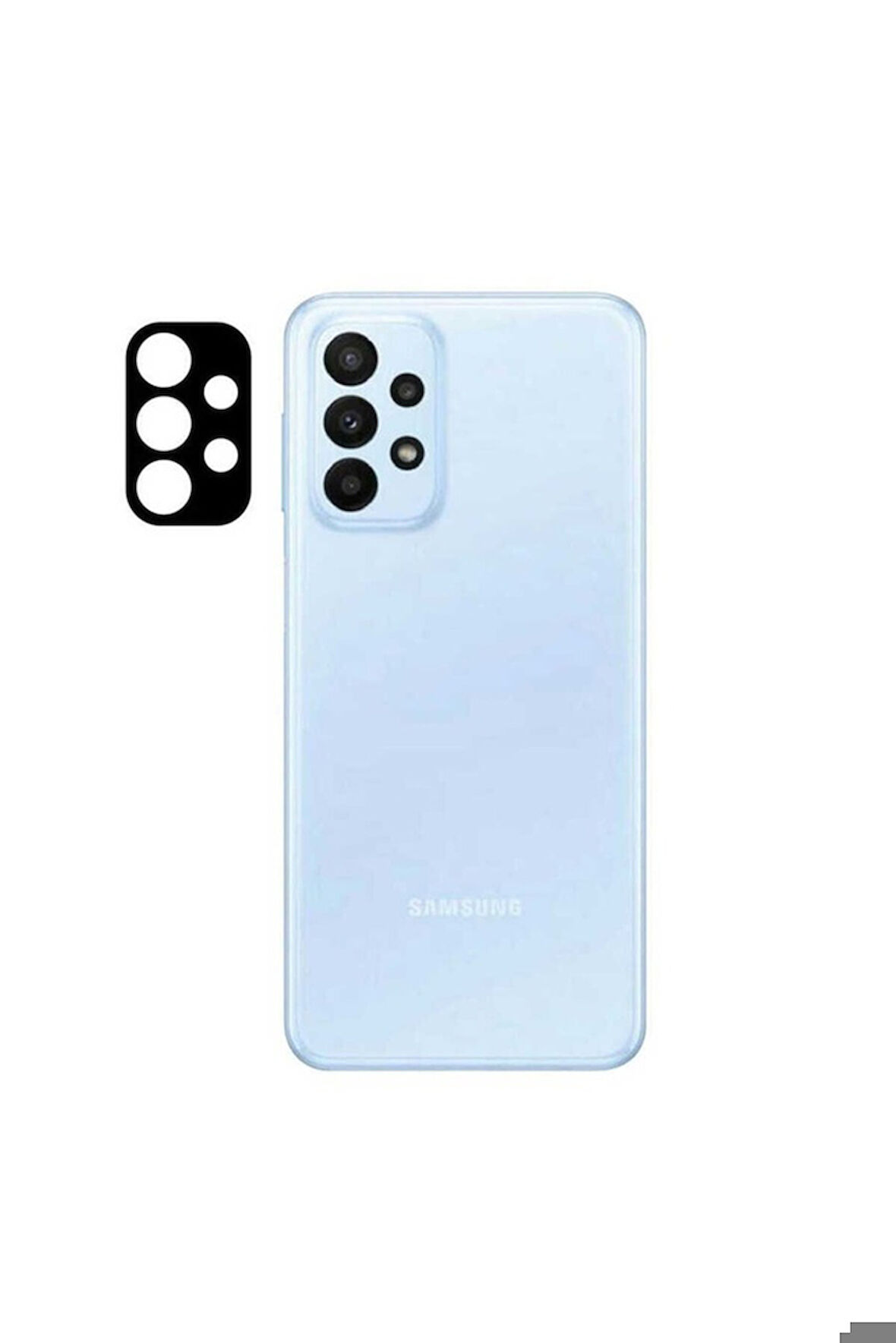 Samsung Galaxy A23 Uyumlu Zore 3D Kamera Camı