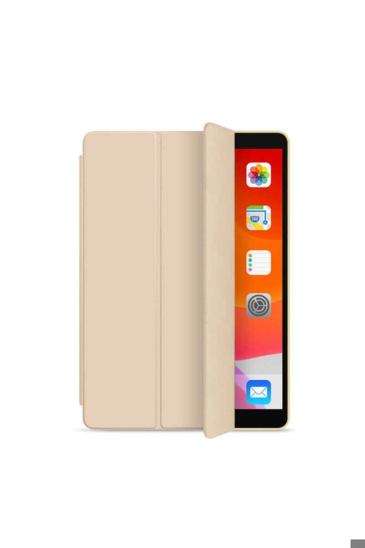 Apple iPad Air 10.9 2020 (4.Nesil) Uyumlu Zore Orjinal Standlı Kılıf Gold