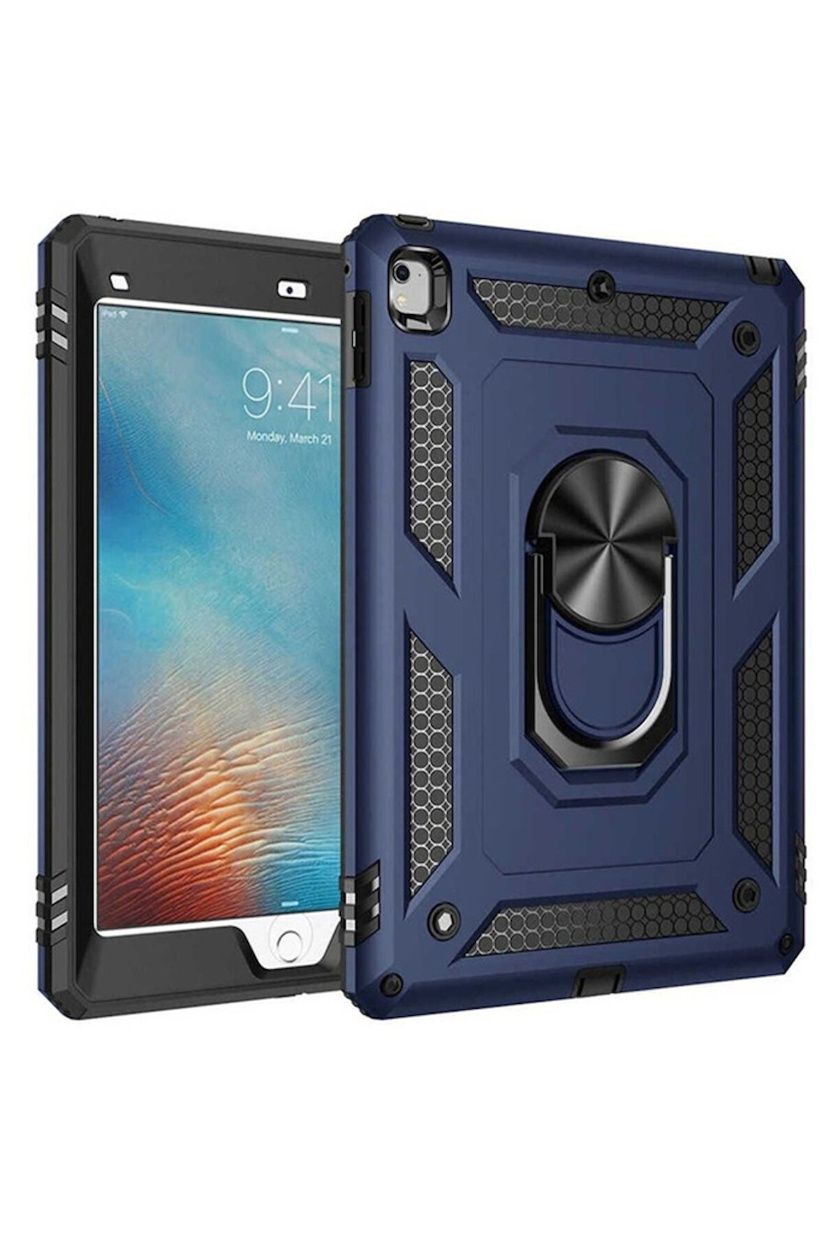 Apple iPad 9.7 2017 (5.Nesil) Uyumlu Kılıf Zore Tablet Vega Kapak Mavi