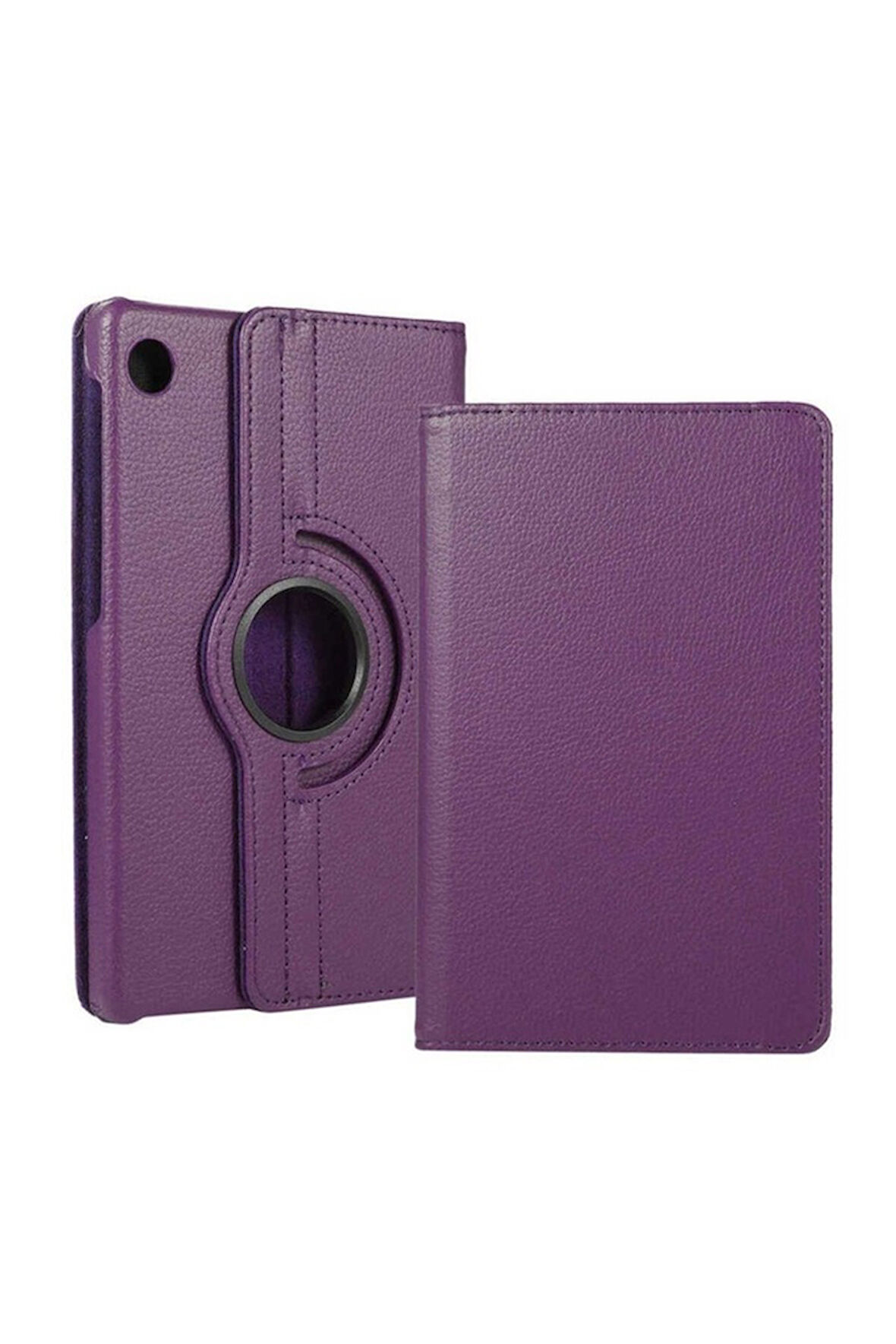 Huawei MatePad T10S Uyumlu Zore Dönebilen Standlı Kılıf Mor