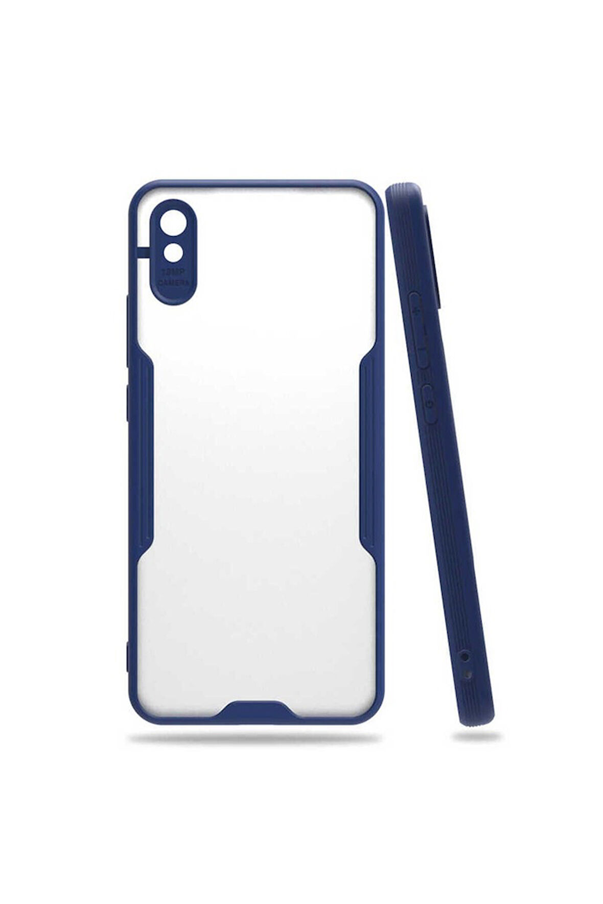 Xiaomi Redmi 9A Uyumlu Kılıf Zore Parfe Kapak Lacivert