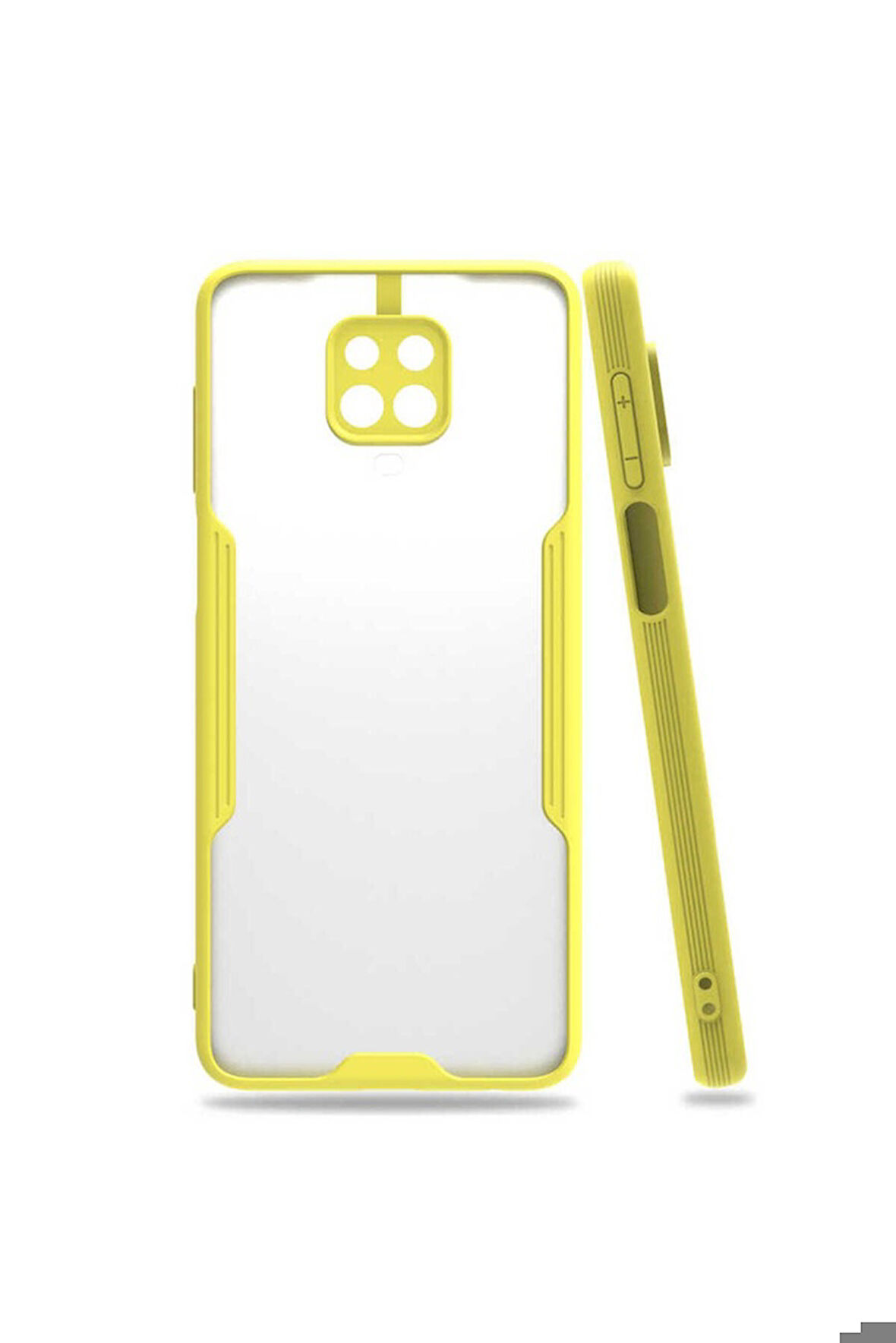 Xiaomi Redmi Note 9 Pro Uyumlu Kılıf Zore Parfe Kapak Sarı