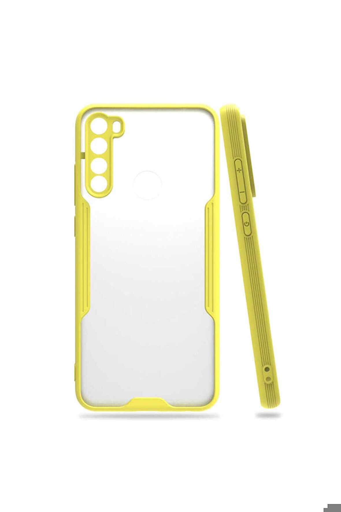 Xiaomi Redmi Note 8 Uyumlu Kılıf Zore Parfe Kapak Sarı