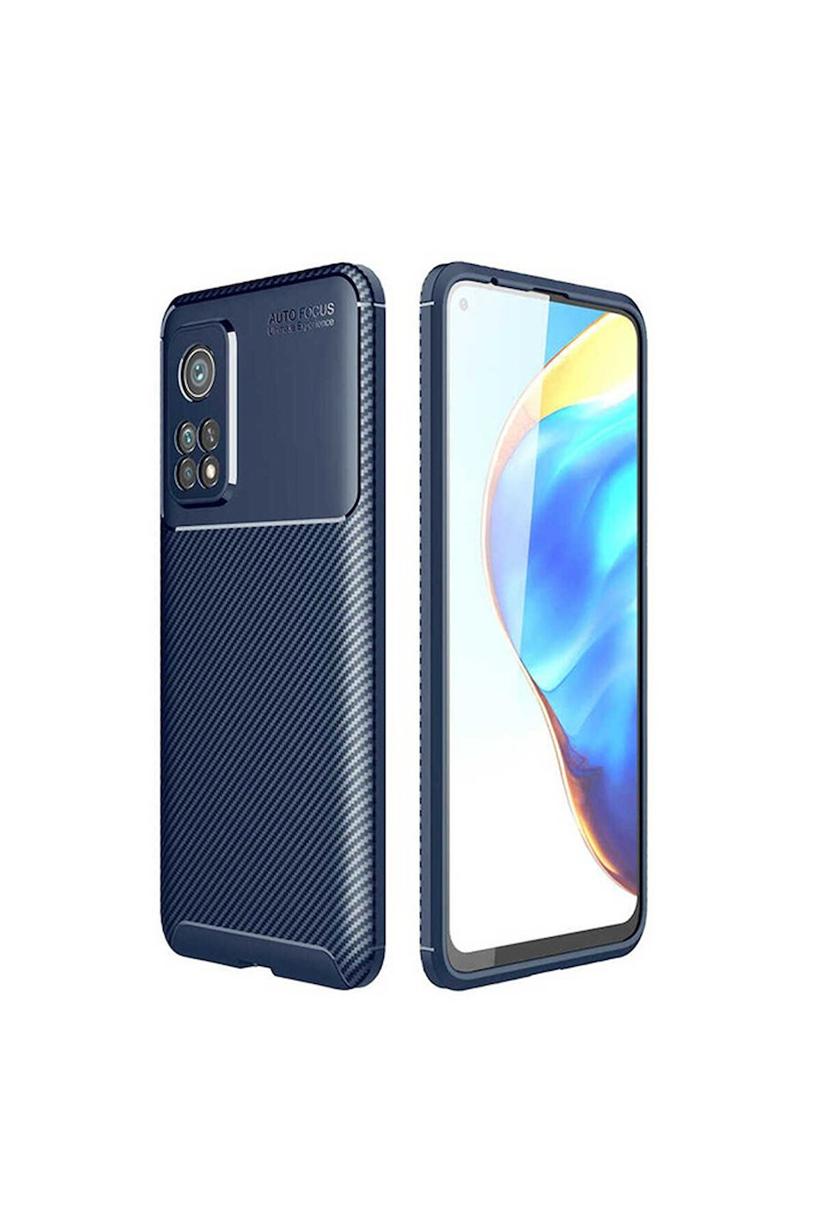 Xiaomi Mi 10T 5G Uyumlu Kılıf Zore Negro Silikon Kapak Lacivert