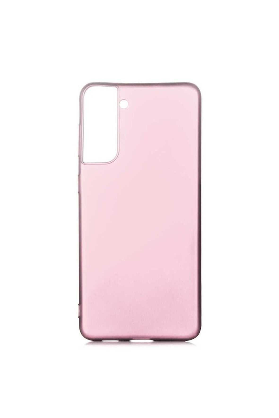 Samsung Galaxy S21 Plus Uyumlu Kılıf Zore Premier Silikon Kapak Rose Gold