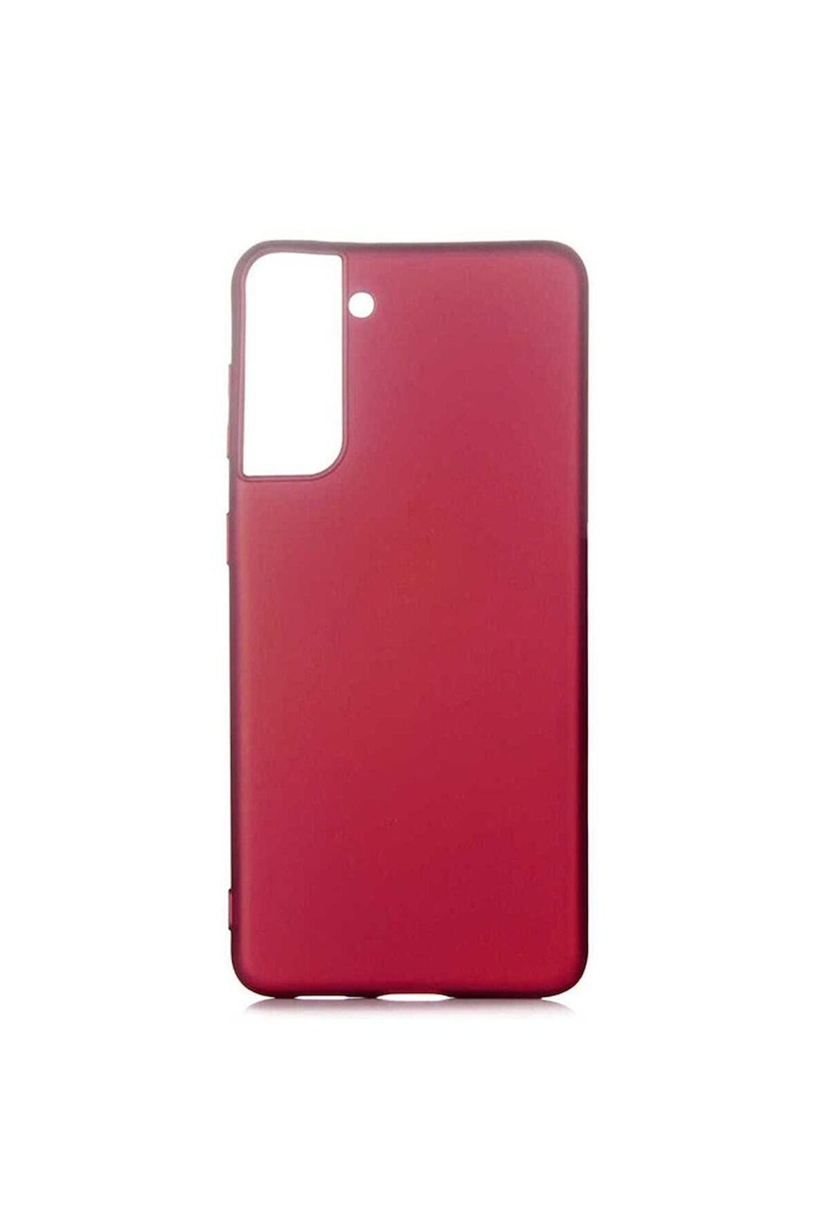 Samsung Galaxy S21 Plus Uyumlu Kılıf Zore Premier Silikon Kapak Mürdüm