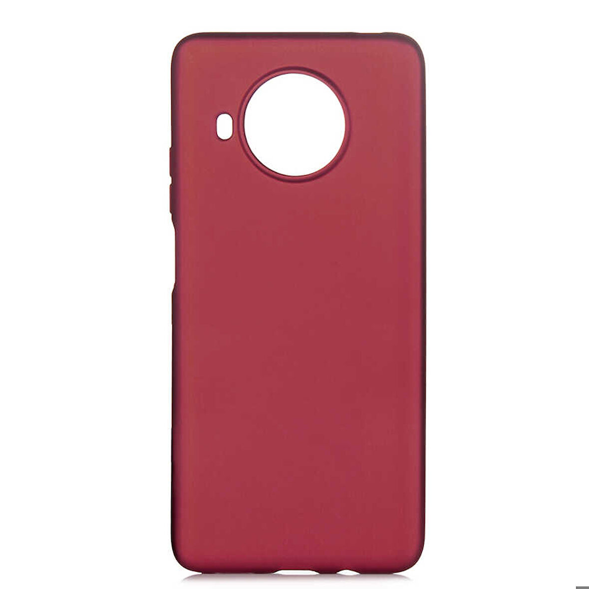 Xiaomi Redmi Note 9 Pro 5G Uyumlu Kılıf Zore Premier Silikon Kapak Mürdüm