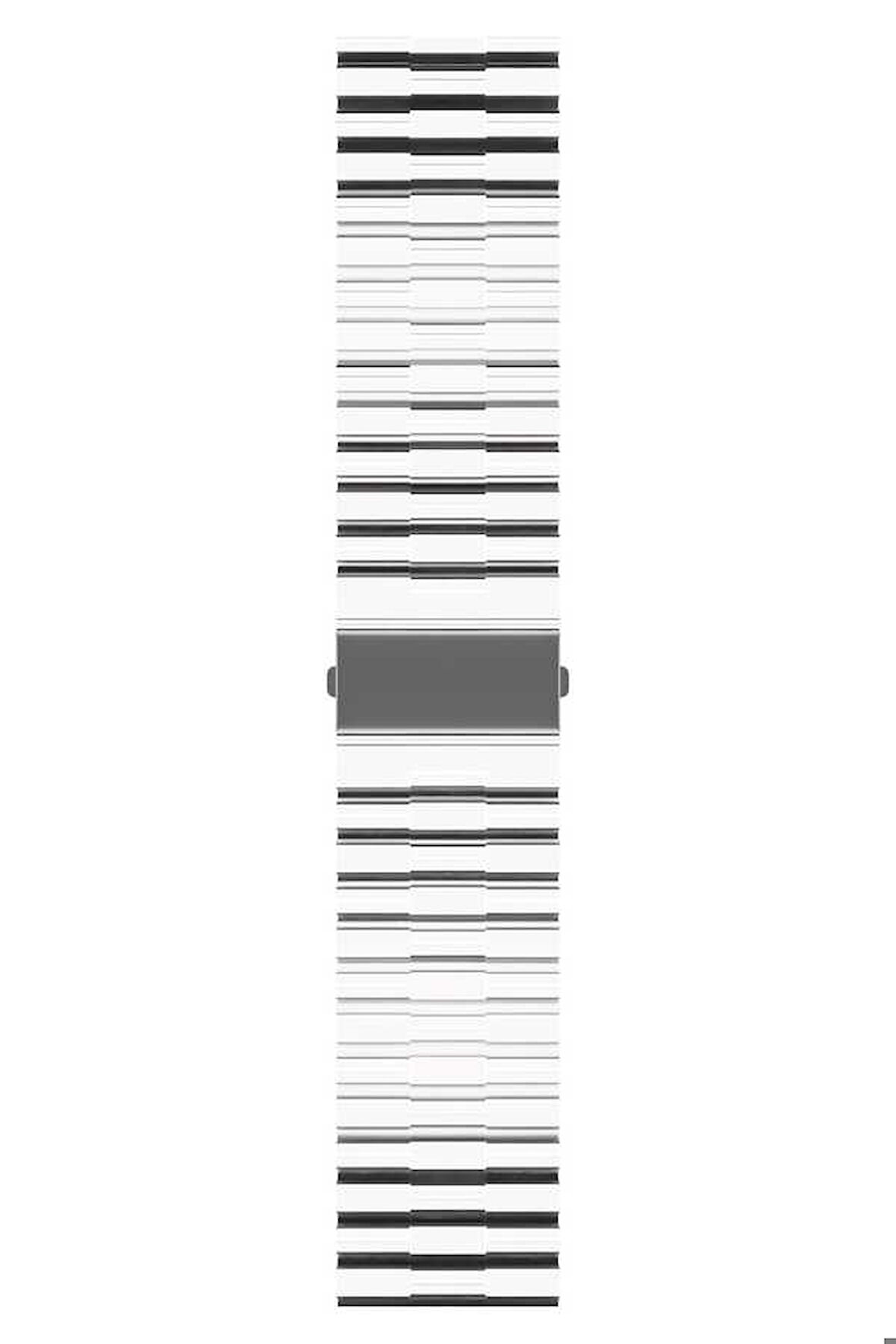 Samsung Galaxy Watch 42mm 20mm Uyumlu Kordon Şeffaf Renkli Transparan KRD-27 Kayış Renksiz