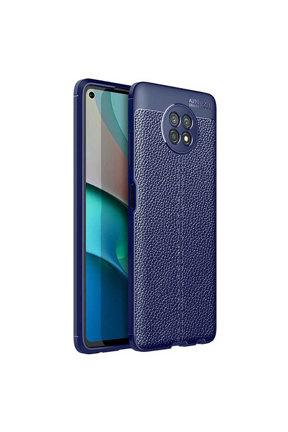 Xiaomi Redmi Note 9 5G Uyumlu Kılıf Zore Niss Silikon Kapak Lacivert