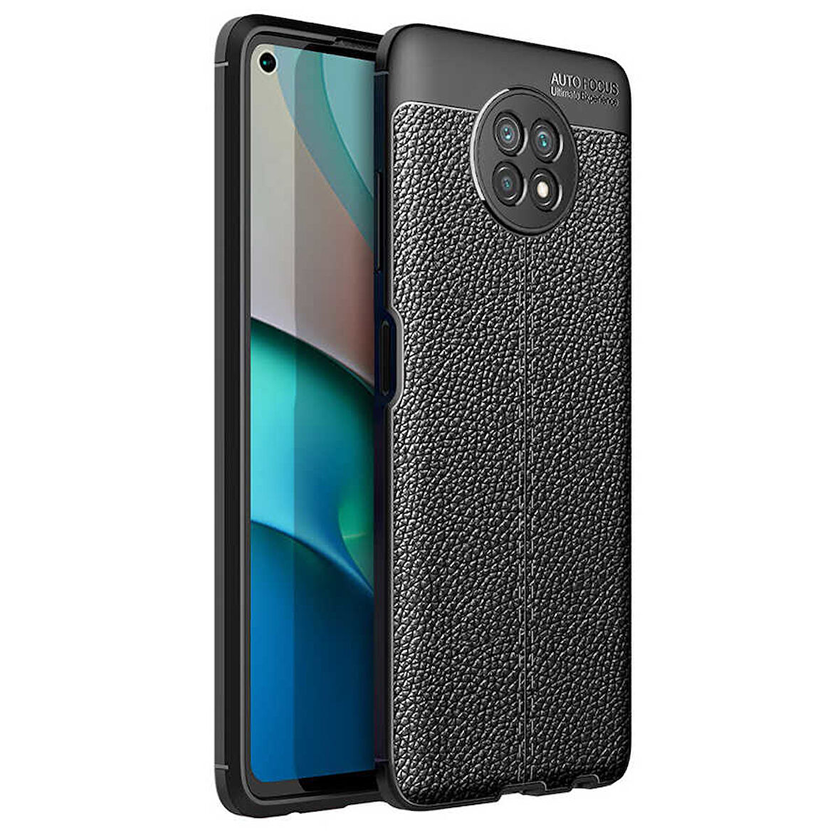 Xiaomi Redmi Note 9T Uyumlu Kılıf Zore Niss Silikon Kapak Siyah