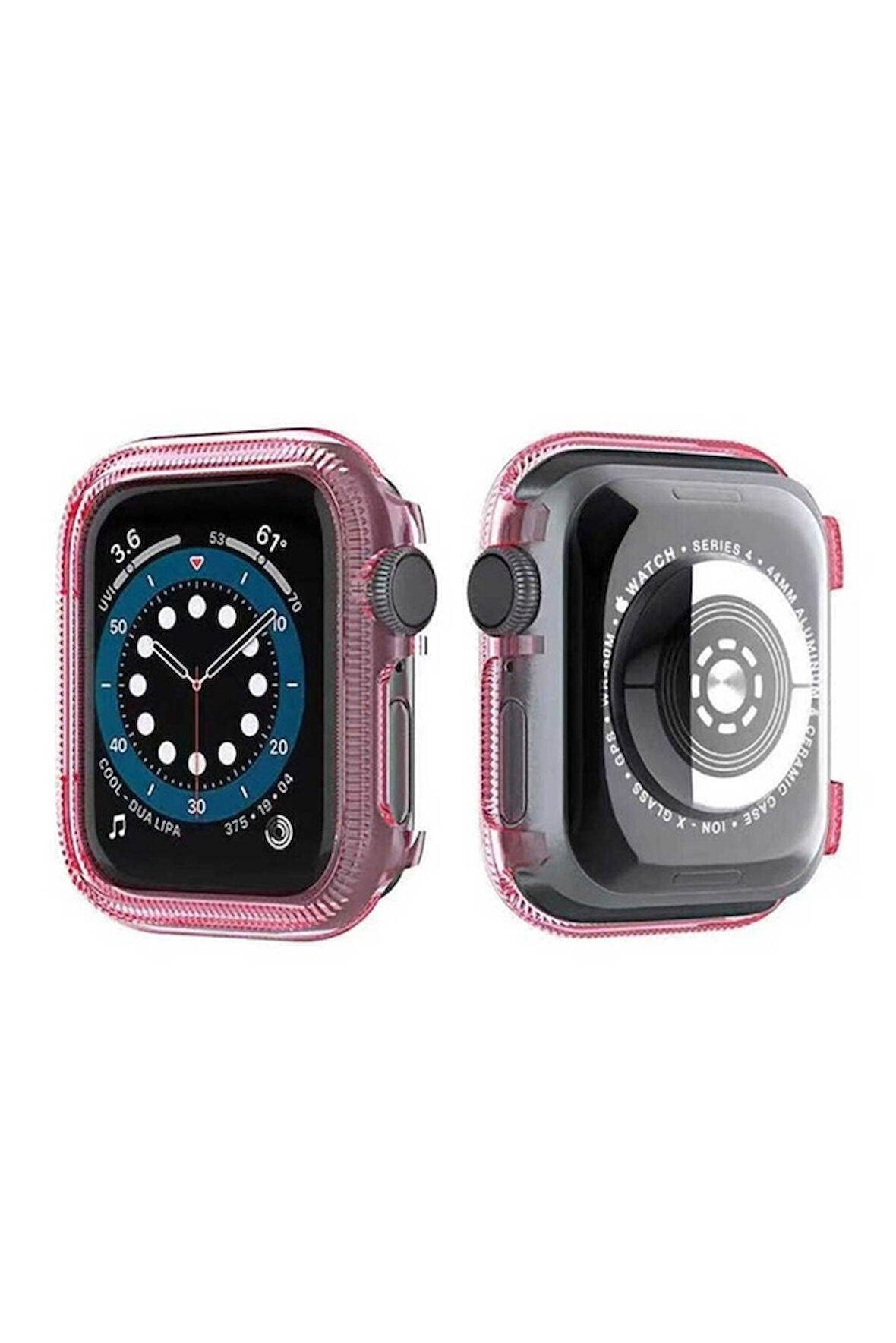 Apple Watch 42mm Uyumlu Zore Watch Gard 03 Kasa Koruyucu Pembe