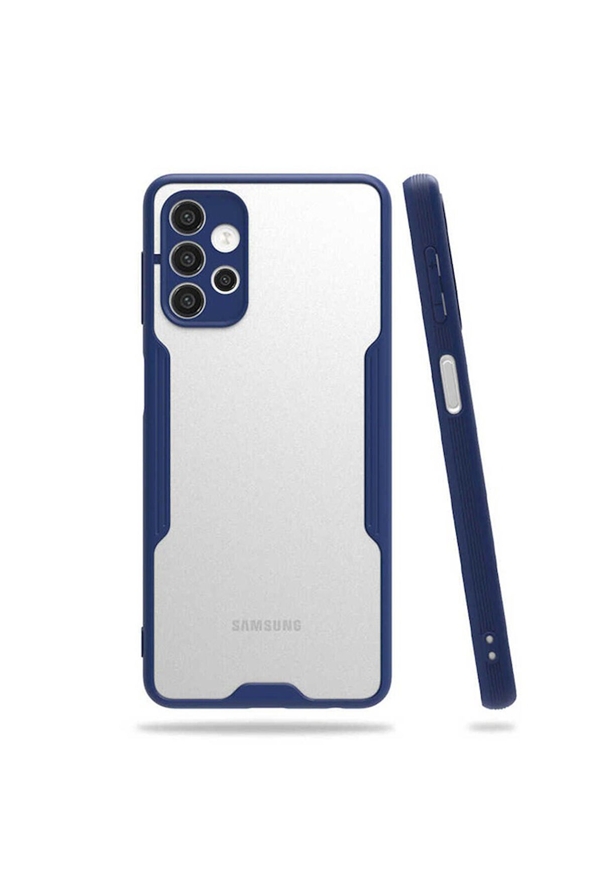 Samsung Galaxy A32 4G Uyumlu Kılıf Zore Parfe Kapak Lacivert