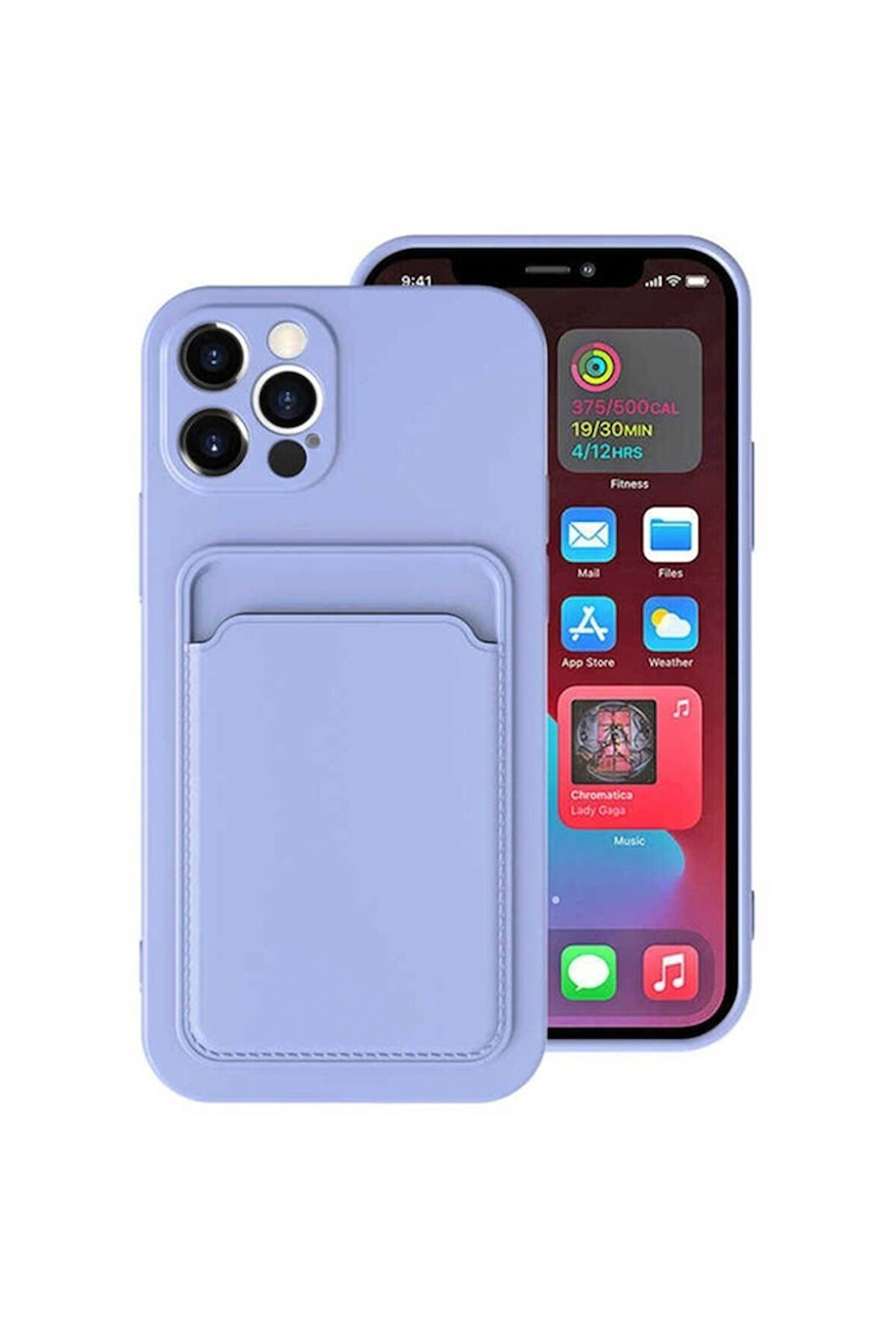 Apple iPhone 12 Pro Uyumlu Kılıf Zore Ofix Kapak Lila