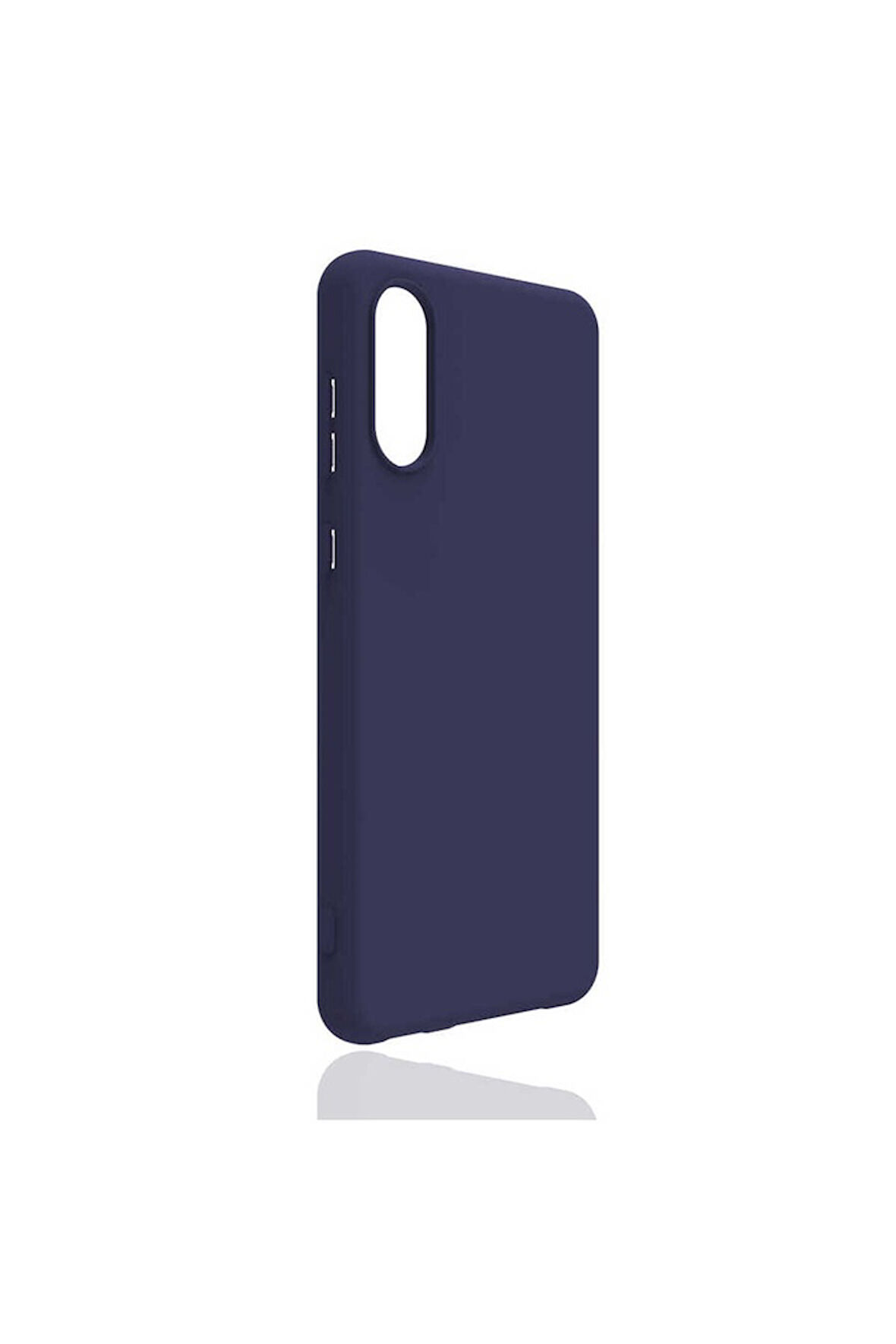 Samsung Galaxy A02 Uyumlu Kılıf Zore Biye Silikon Lacivert