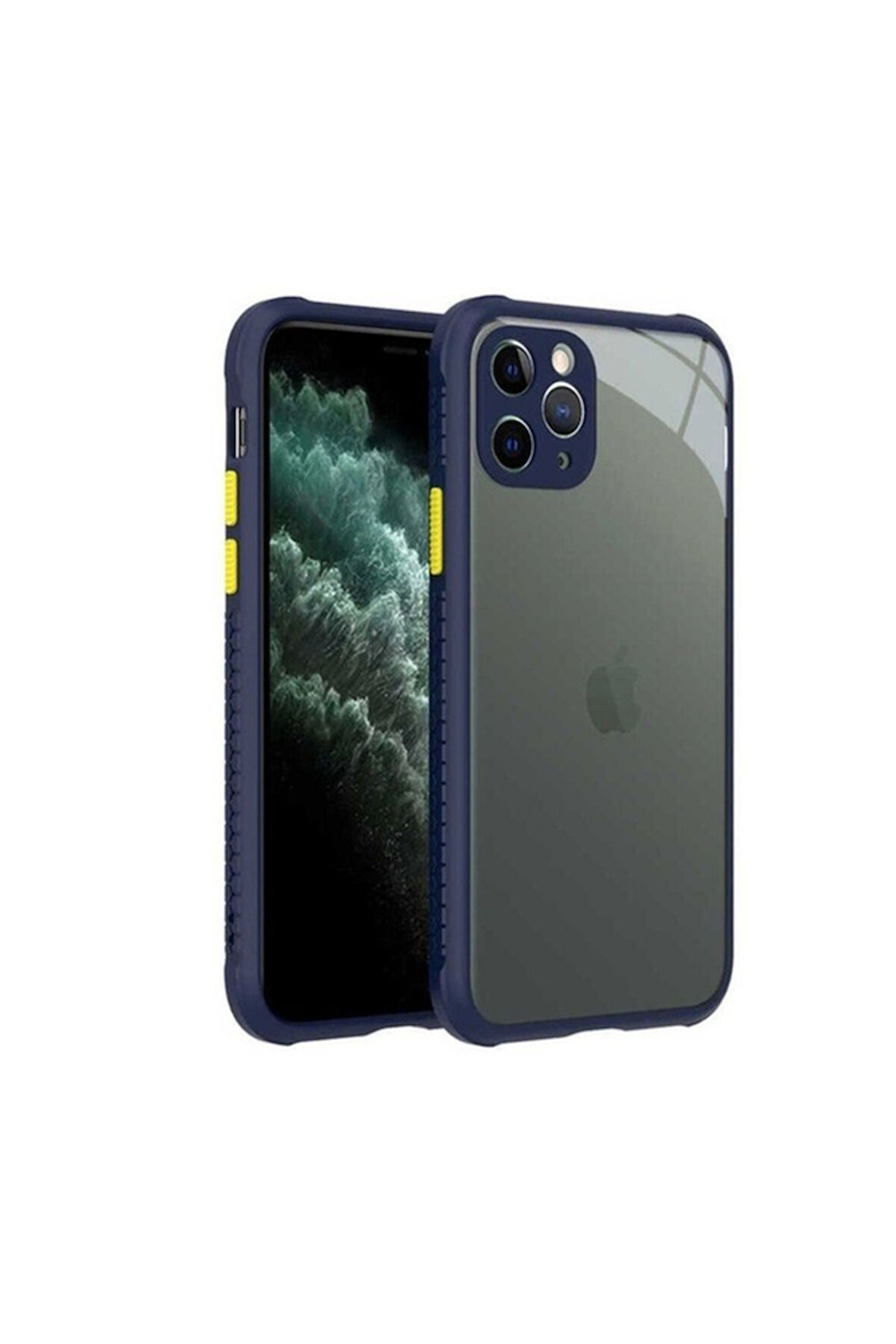 Apple iPhone 11 Pro Uyumlu Kılıf Zore Kaff Kapak Lacivert