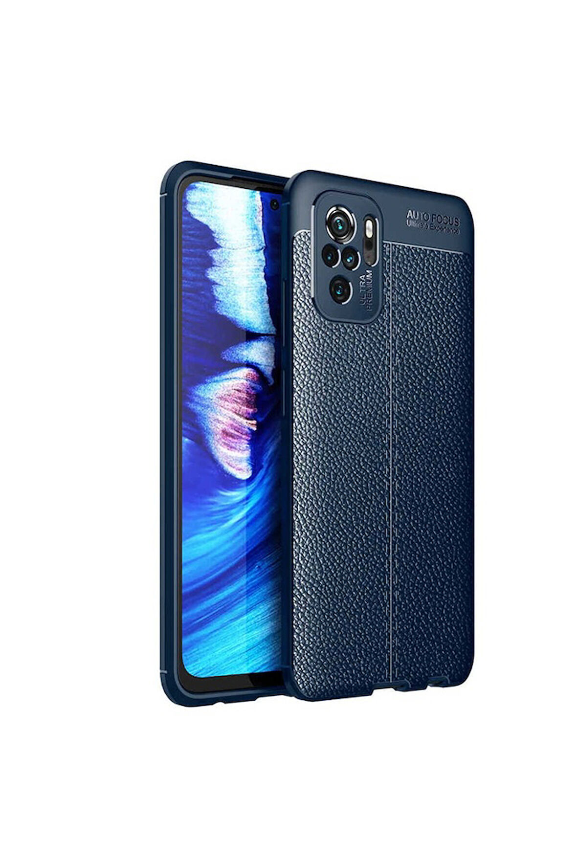 Xiaomi Redmi Note 10 Uyumlu Kılıf Zore Niss Silikon Kapak Lacivert