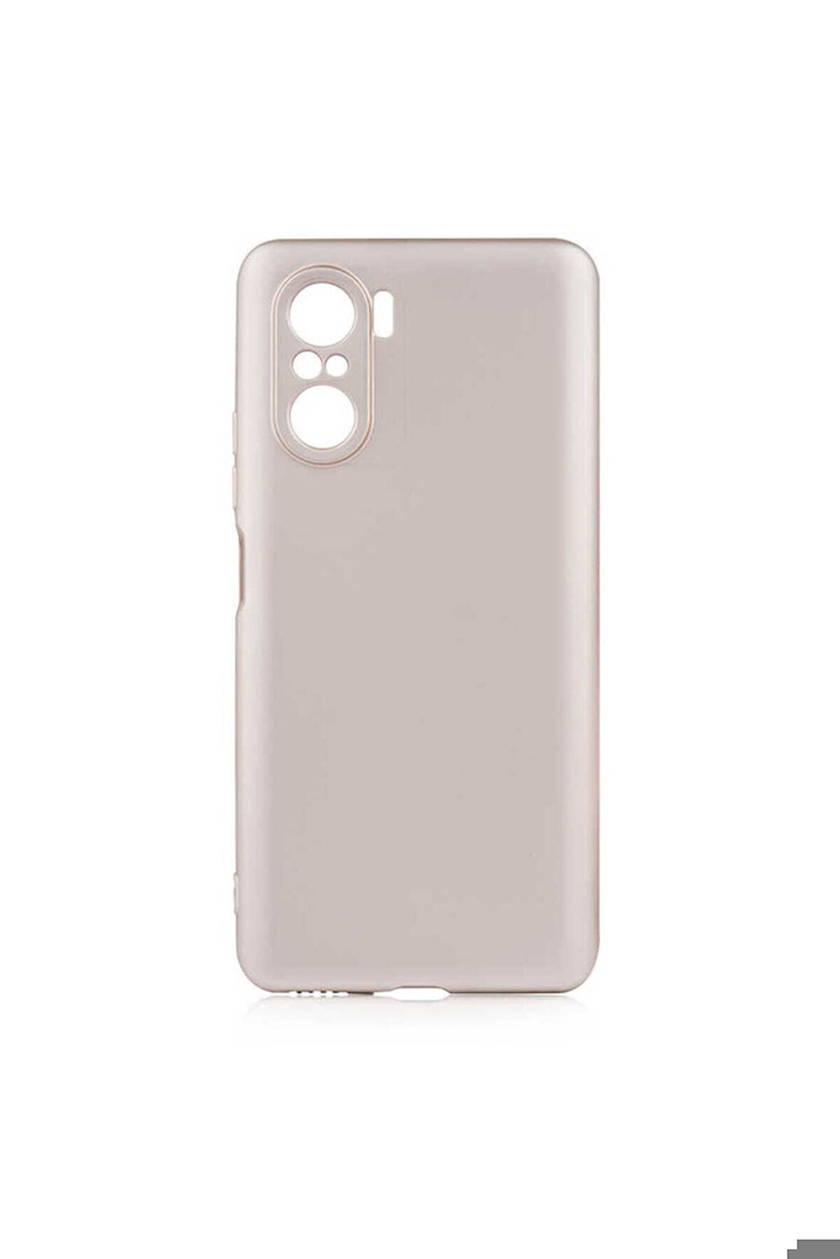 Xiaomi Redmi K40 Uyumlu Kılıf Zore Premier Silikon Kapak Gold