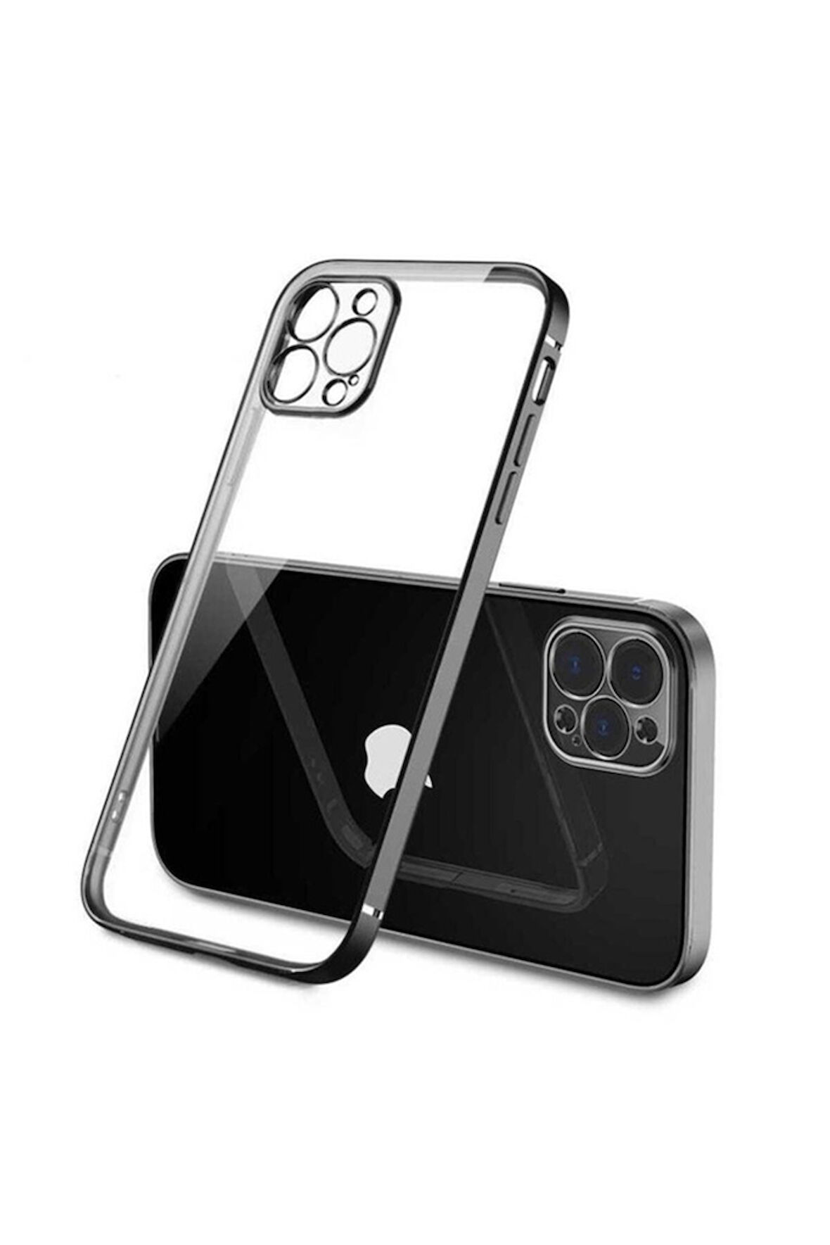 Apple iPhone 12 Pro Max Uyumlu Kılıf Zore Gbox Kapak Siyah