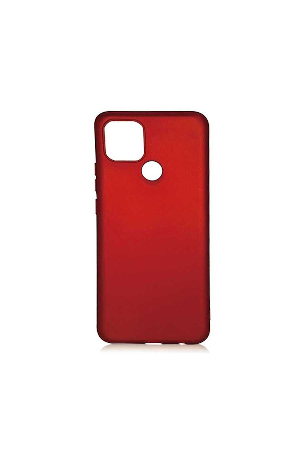 Oppo A15 Uyumlu Kılıf Zore Premier Silikon Kapak Kırmızı