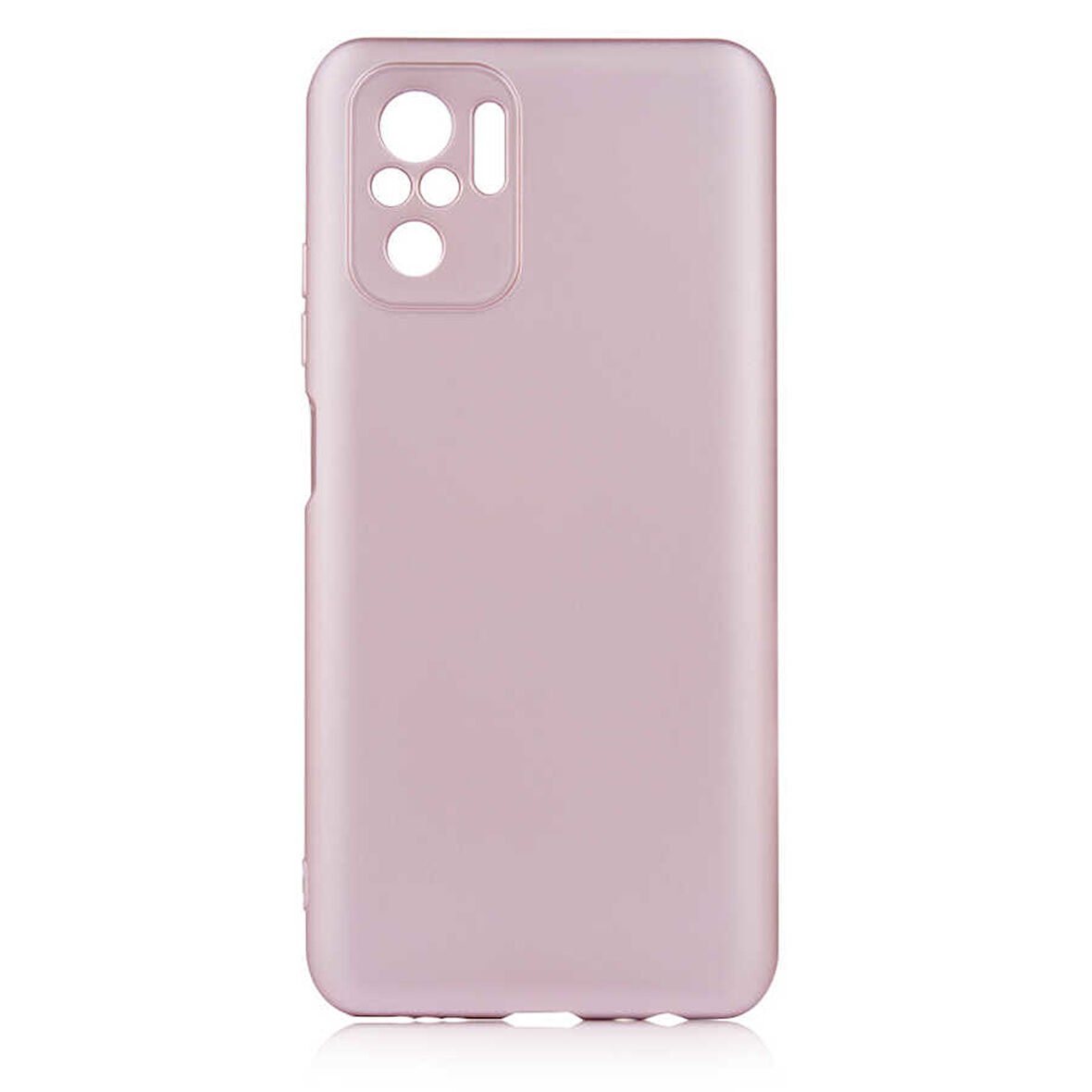 Xiaomi Redmi Note 10S Uyumlu Kılıf Zore Premier Silikon Kapak Rose Gold