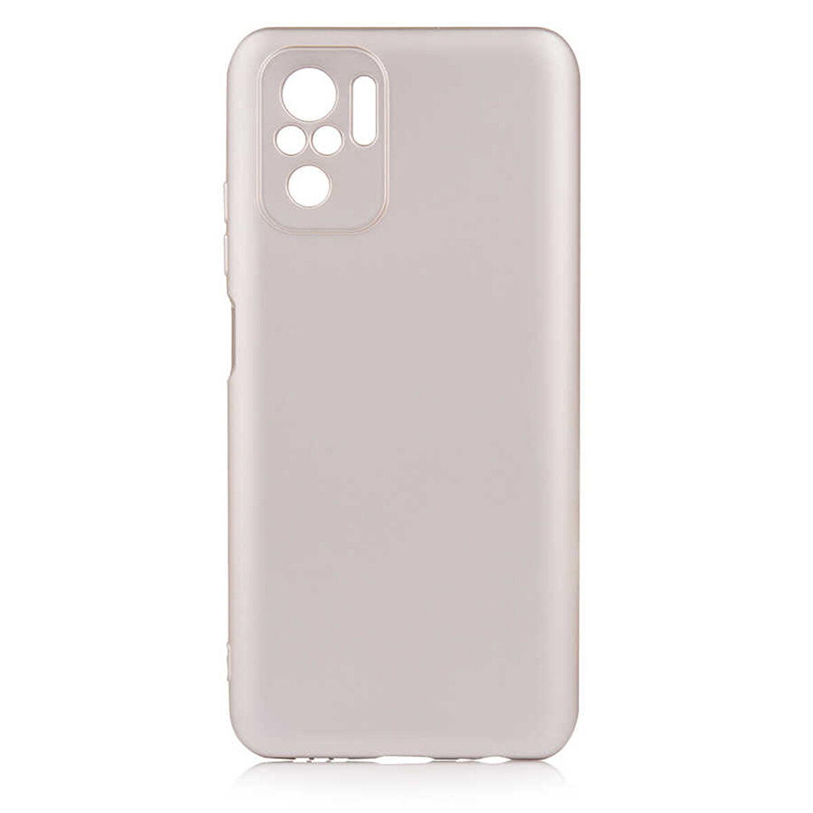 Xiaomi Redmi Note 10S Uyumlu Kılıf Zore Premier Silikon Kapak Gold