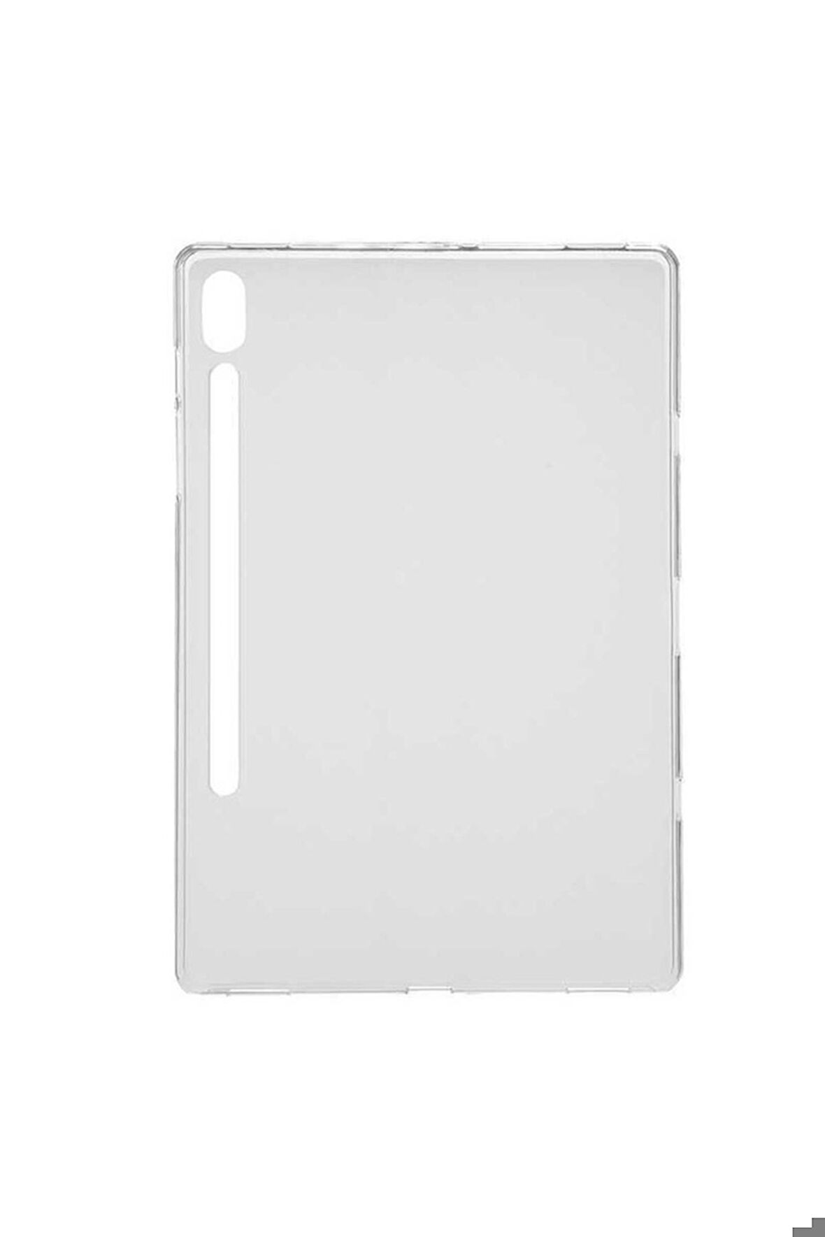 Samsung Galaxy Tab S7 FE LTE (T737-T736-T733-T730) Uyumlu Kılıf Zore Tablet Süper Silikon Kapak Renksiz