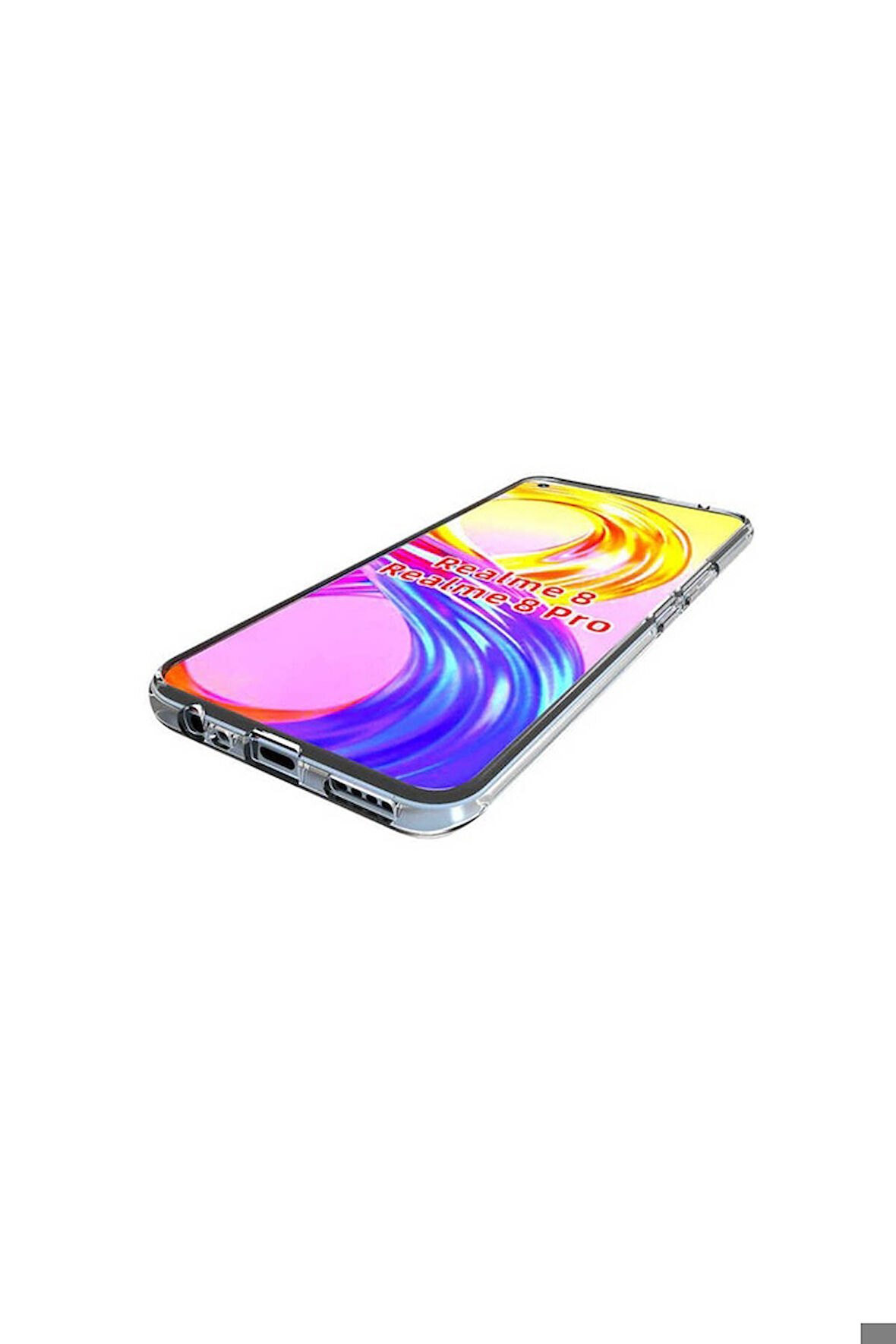 Realme 8 Pro Uyumlu Kılıf Zore Süper Silikon Kapak