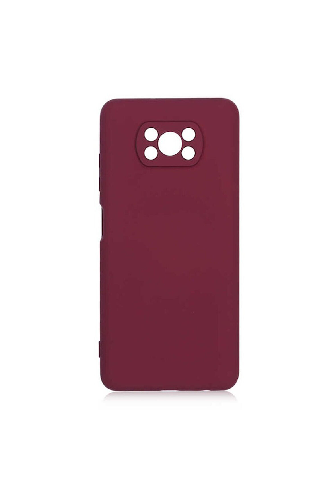 Xiaomi Poco X3 Uyumlu Kılıf Zore Mara Lansman Kapak Koyu Mor