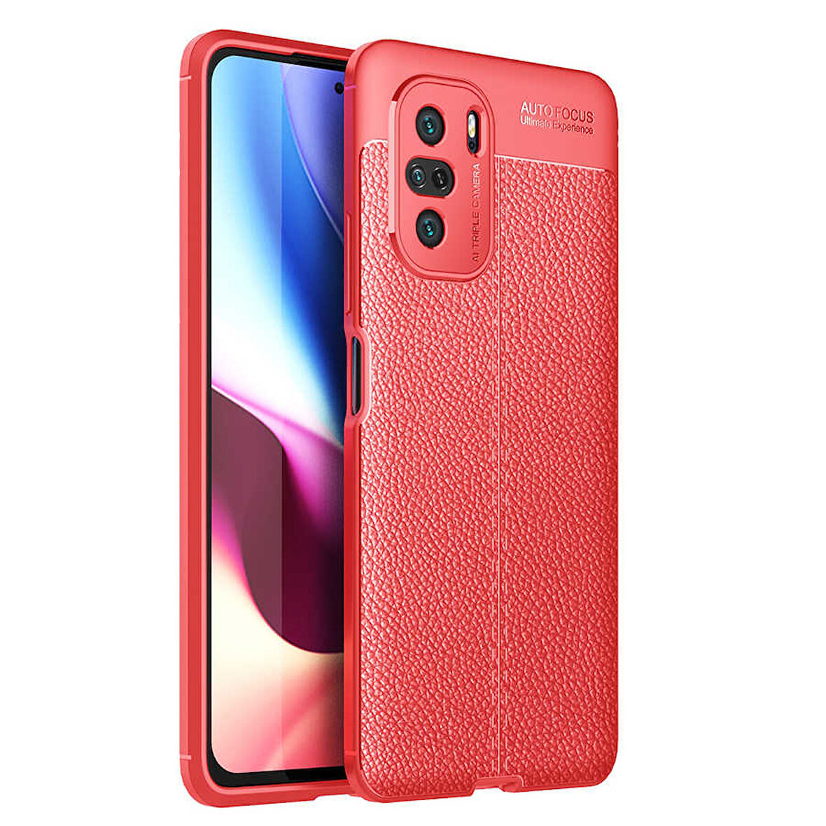 Xiaomi Mi 11i Uyumlu Kılıf Zore Niss Silikon Kapak Kırmızı